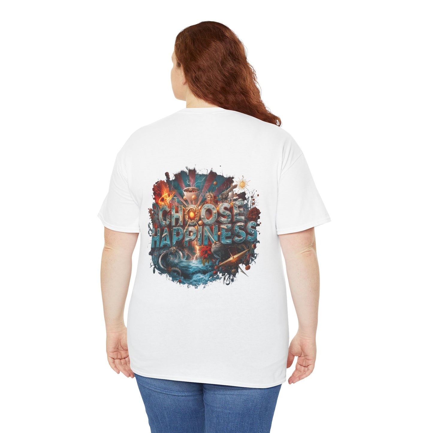 Choose Happiness Unixes T-Shirt Positive Mindset Vibes