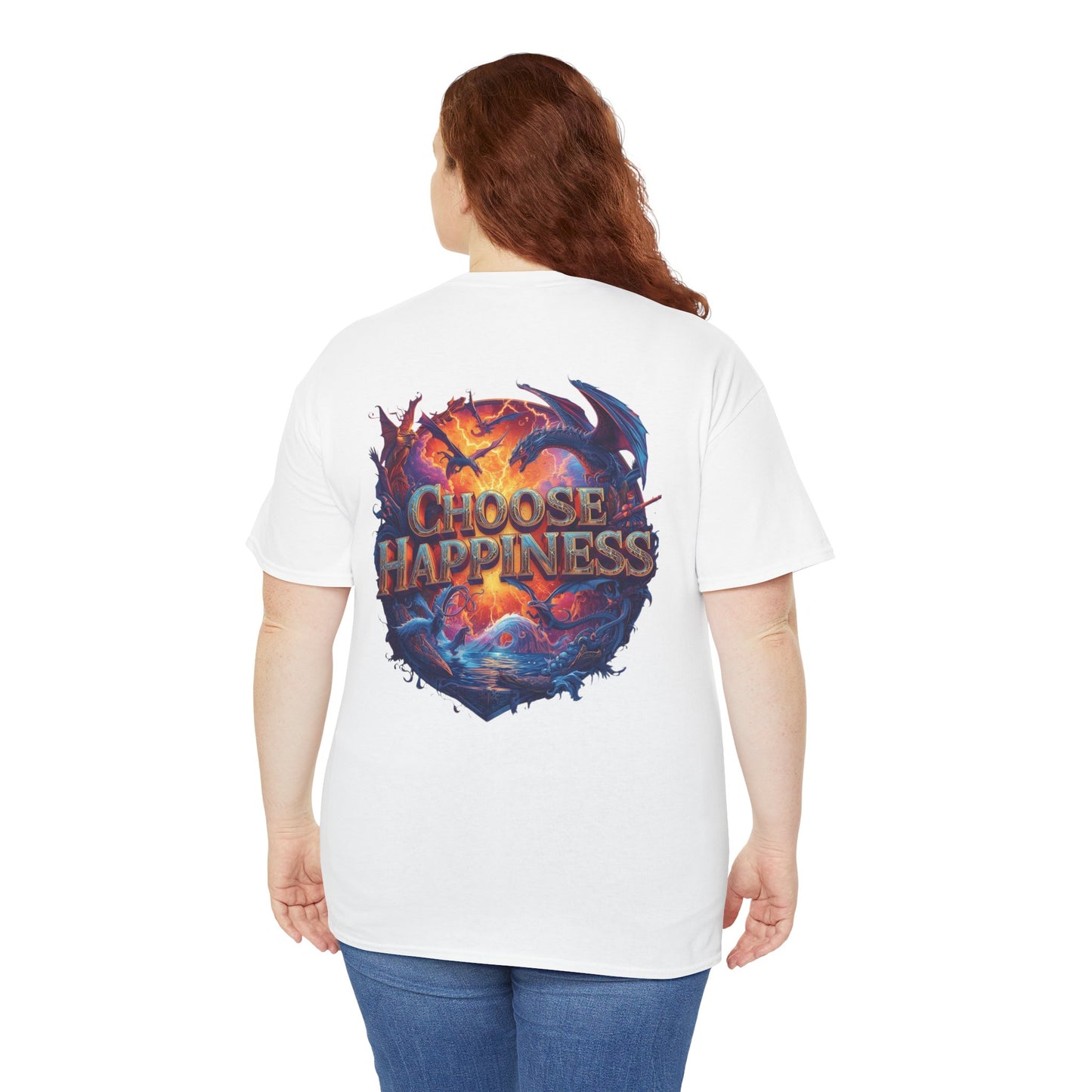 Choose Happiness Unixes T-Shirt Positive Mindset Vibes