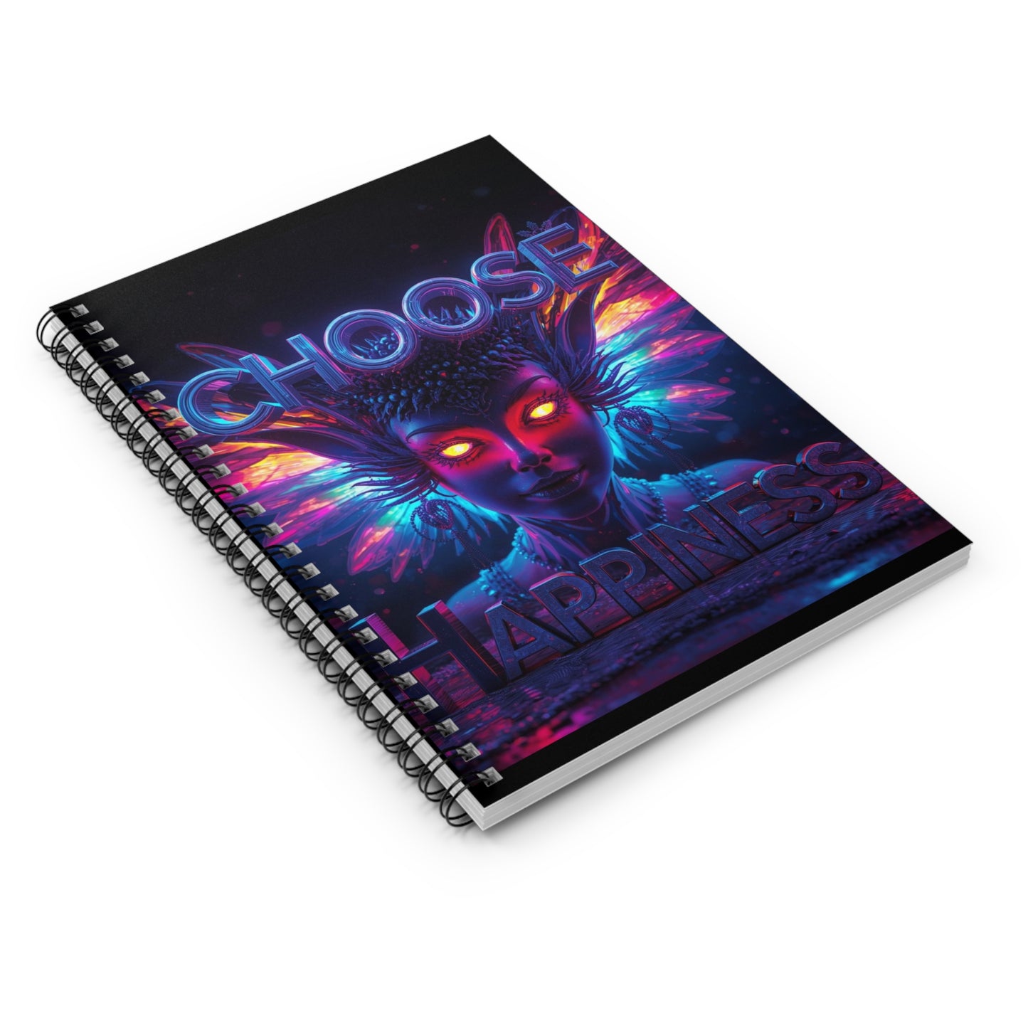 Choose Happiness Spiral Notebook Ruled Journal for Positivity & Daily Notes