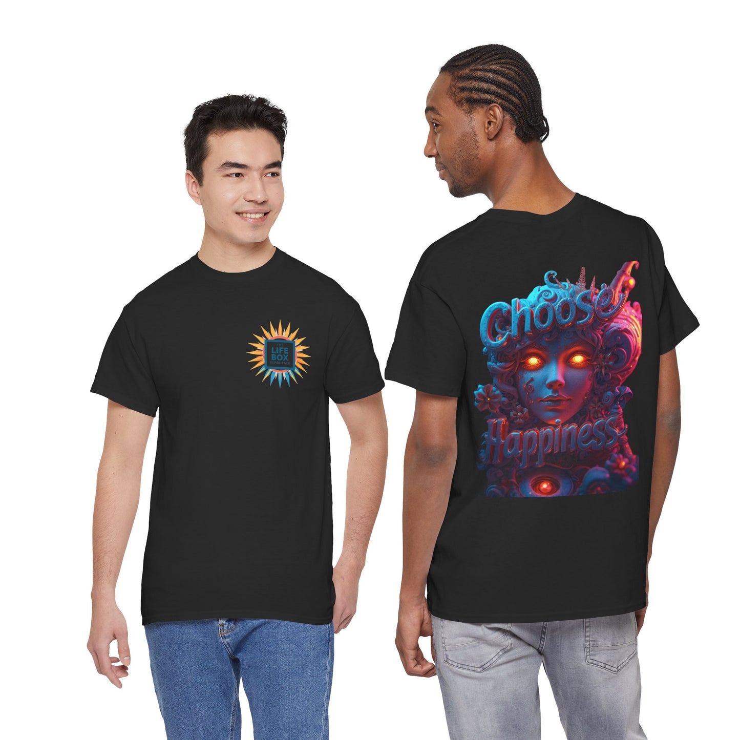 Choose Happiness Unixes T-Shirt Positive Mindset Vibes