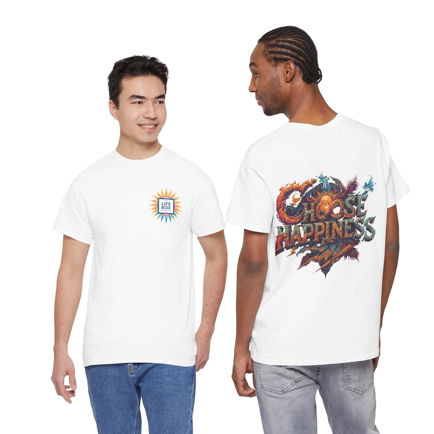 Choose Happiness Unixes T-Shirt Positive Mindset Vibes