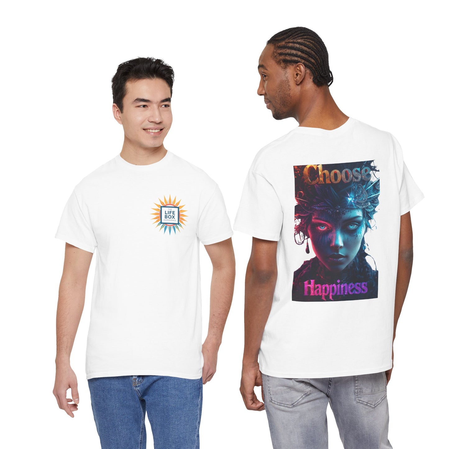 Choose Happiness Unixes T-Shirt Positive Mindset Vibes