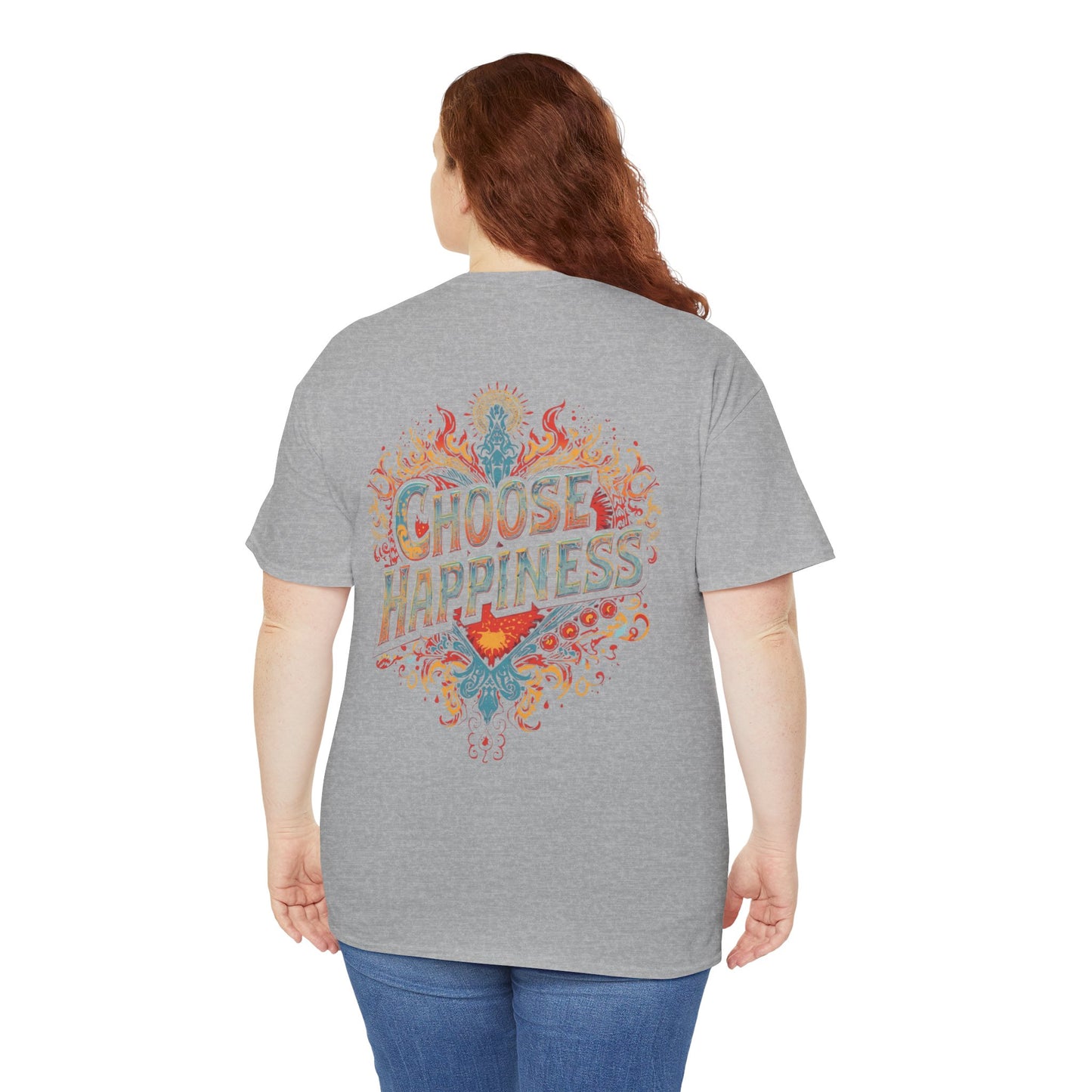 Choose Happiness Unixes T-Shirt Positive Mindset Vibes