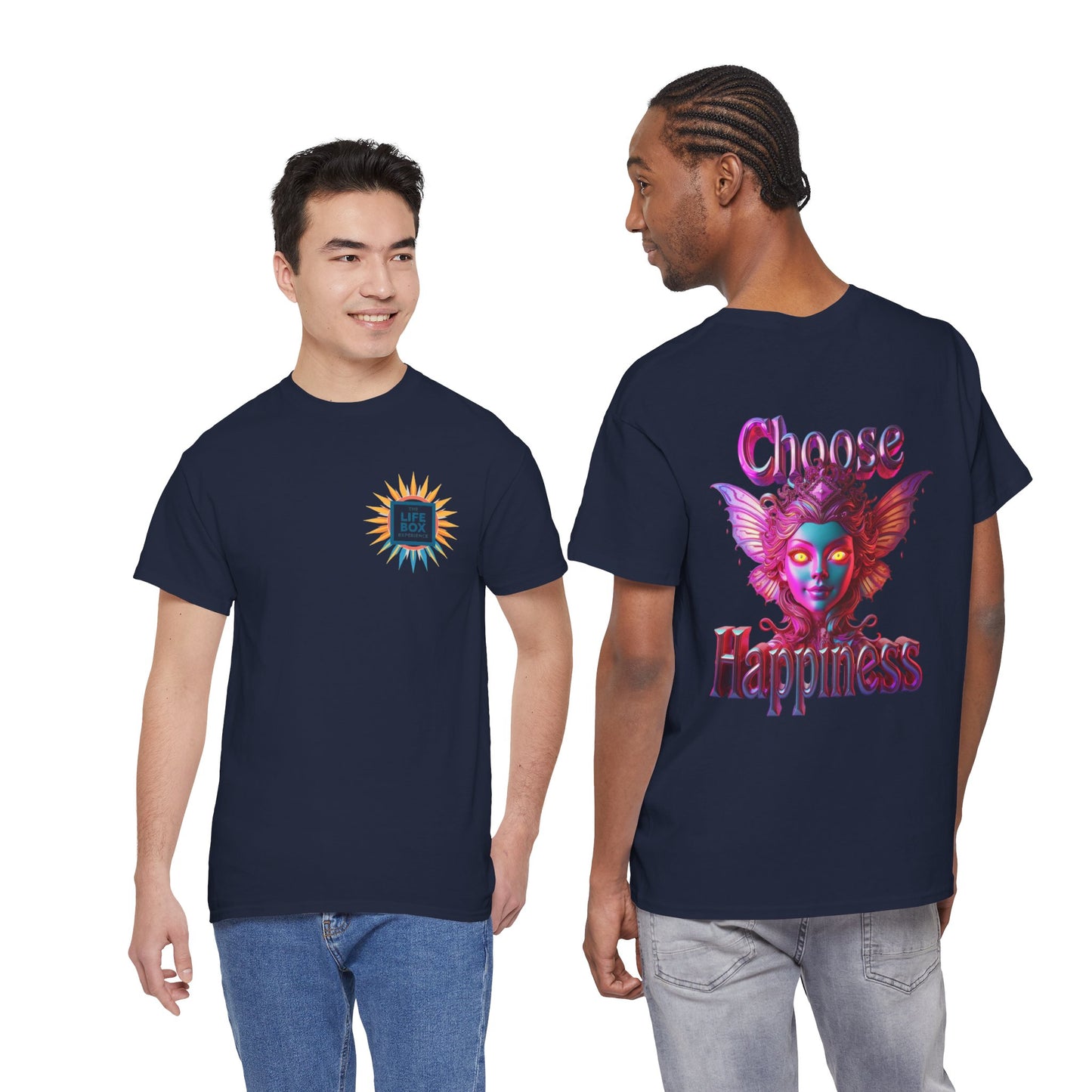 Choose Happiness Unixes T-Shirt Positive Mindset Vibes