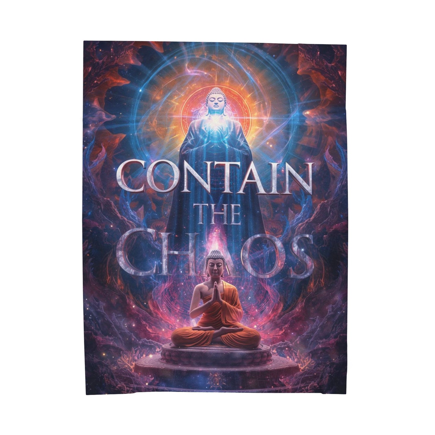 Contain the Chaos Velveteen Plush Blanket