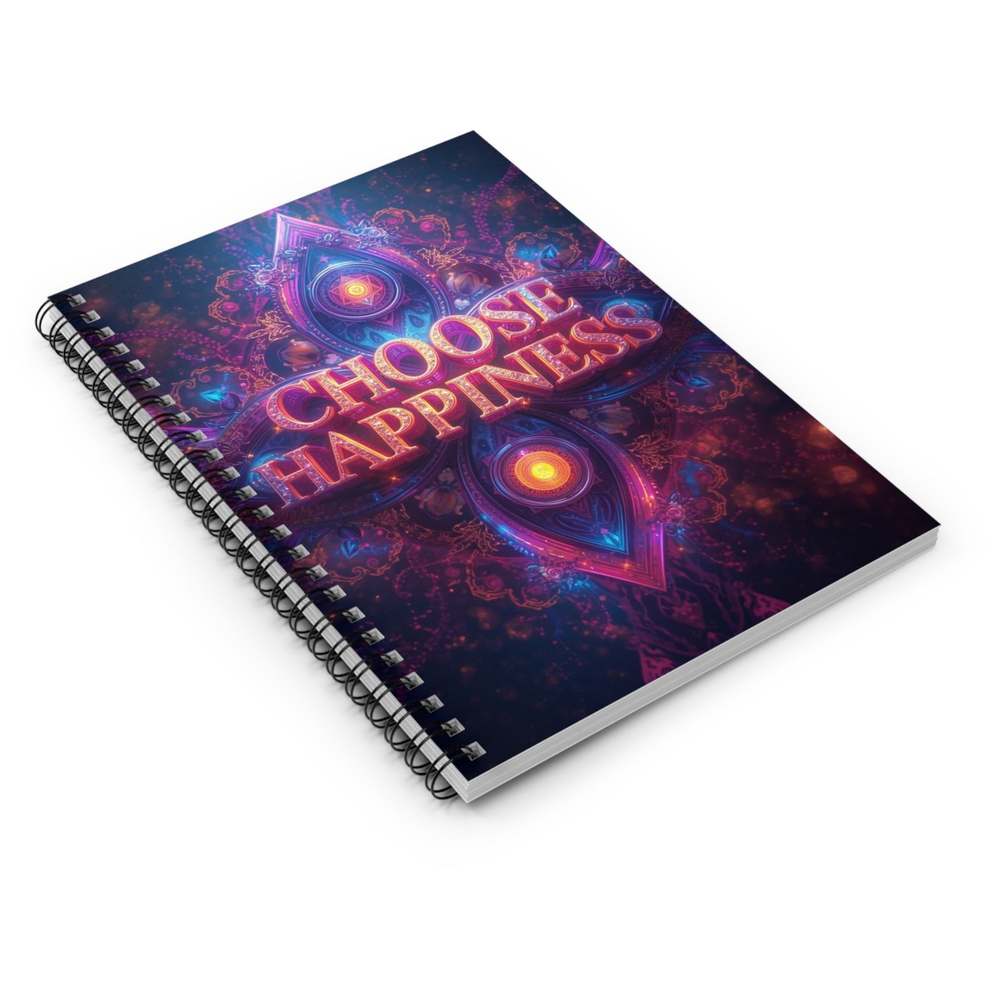 Choose Happiness Spiral Notebook Ruled Journal for Positivity & Daily Notes