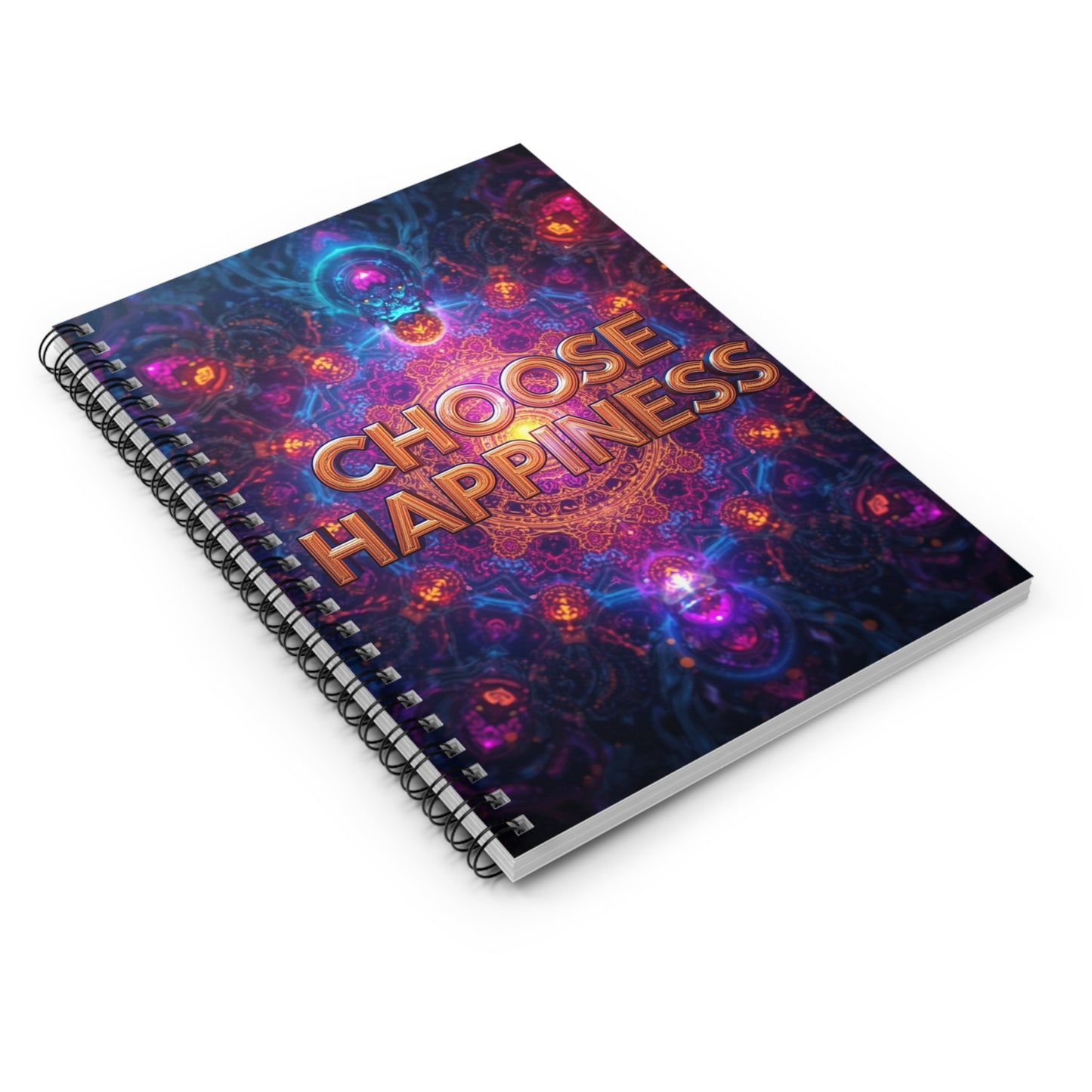Choose Happiness Spiral Notebook  Ruled Journal for Positivity & Daily Notes