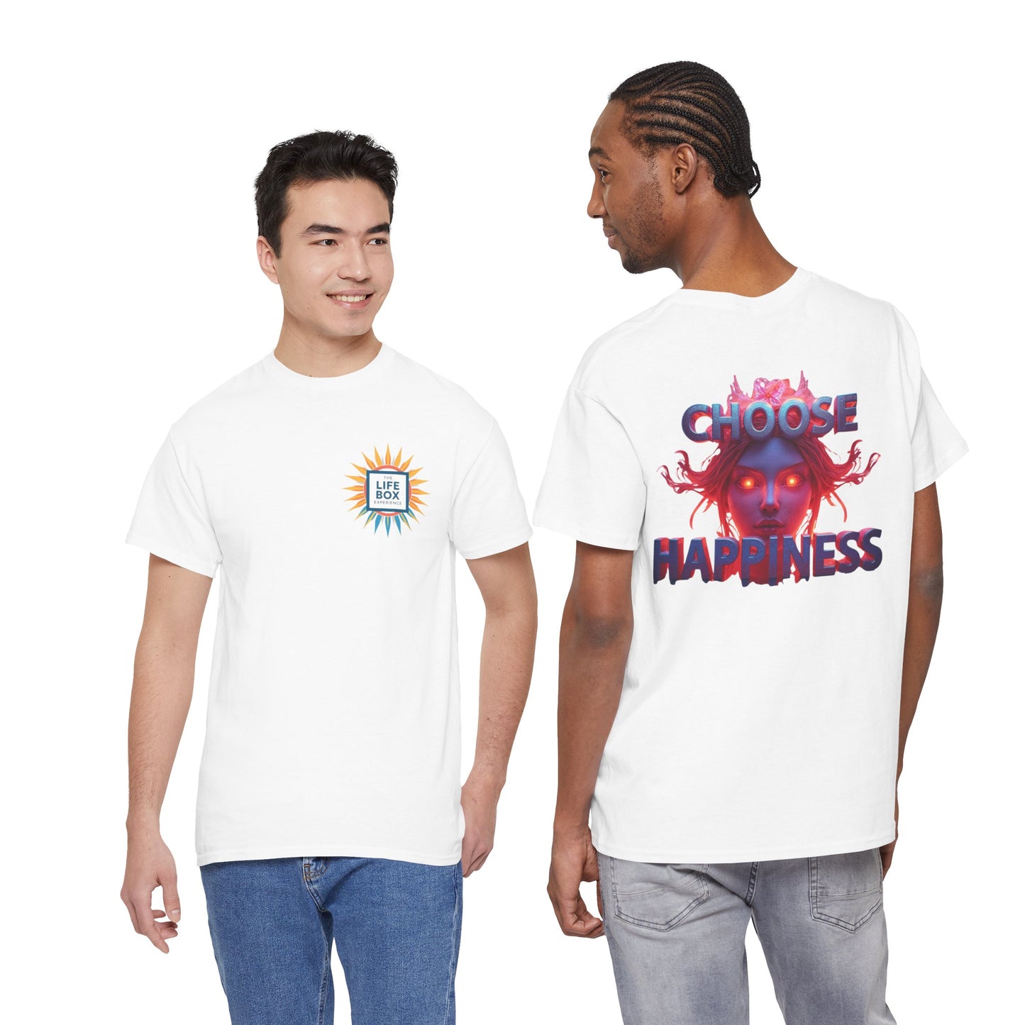 Choose Happiness Unixes T-Shirt Positive Mindset Vibes