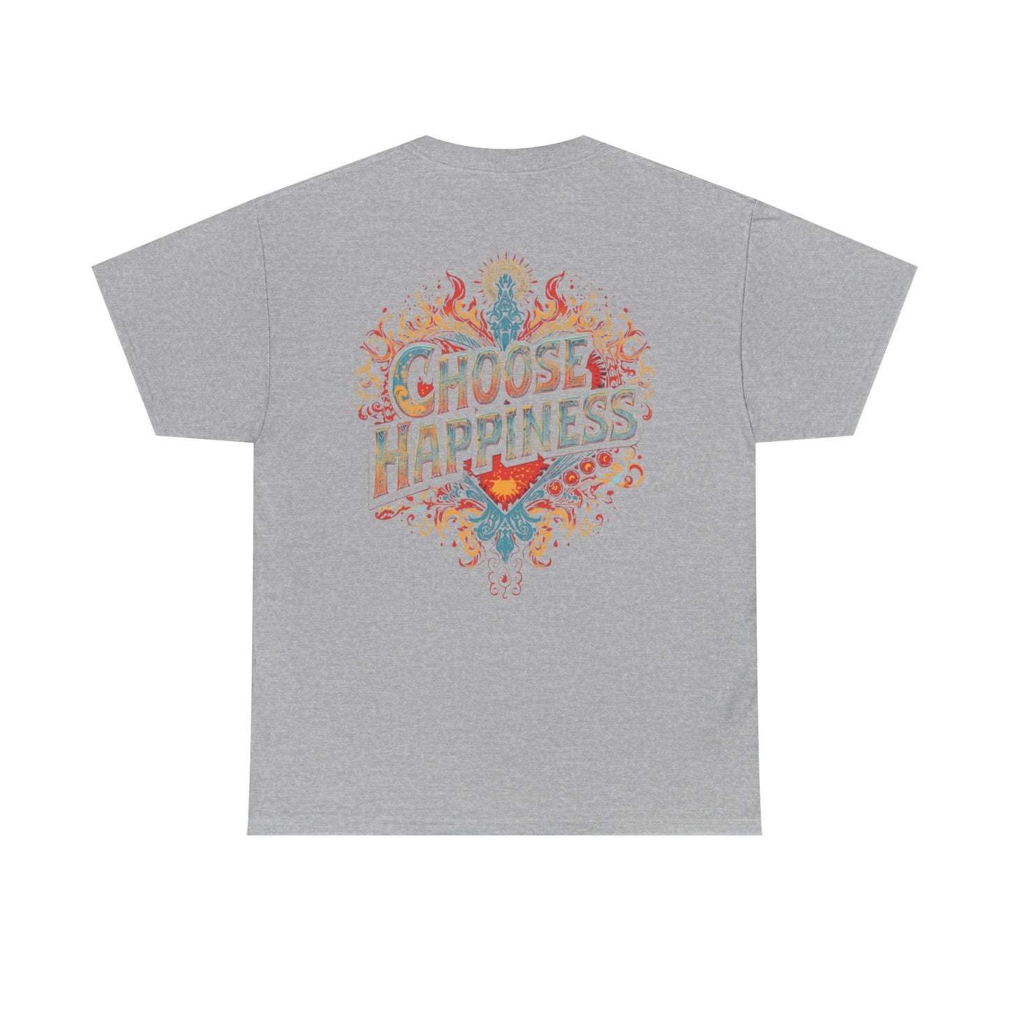 Choose Happiness Unixes T-Shirt Positive Mindset Vibes