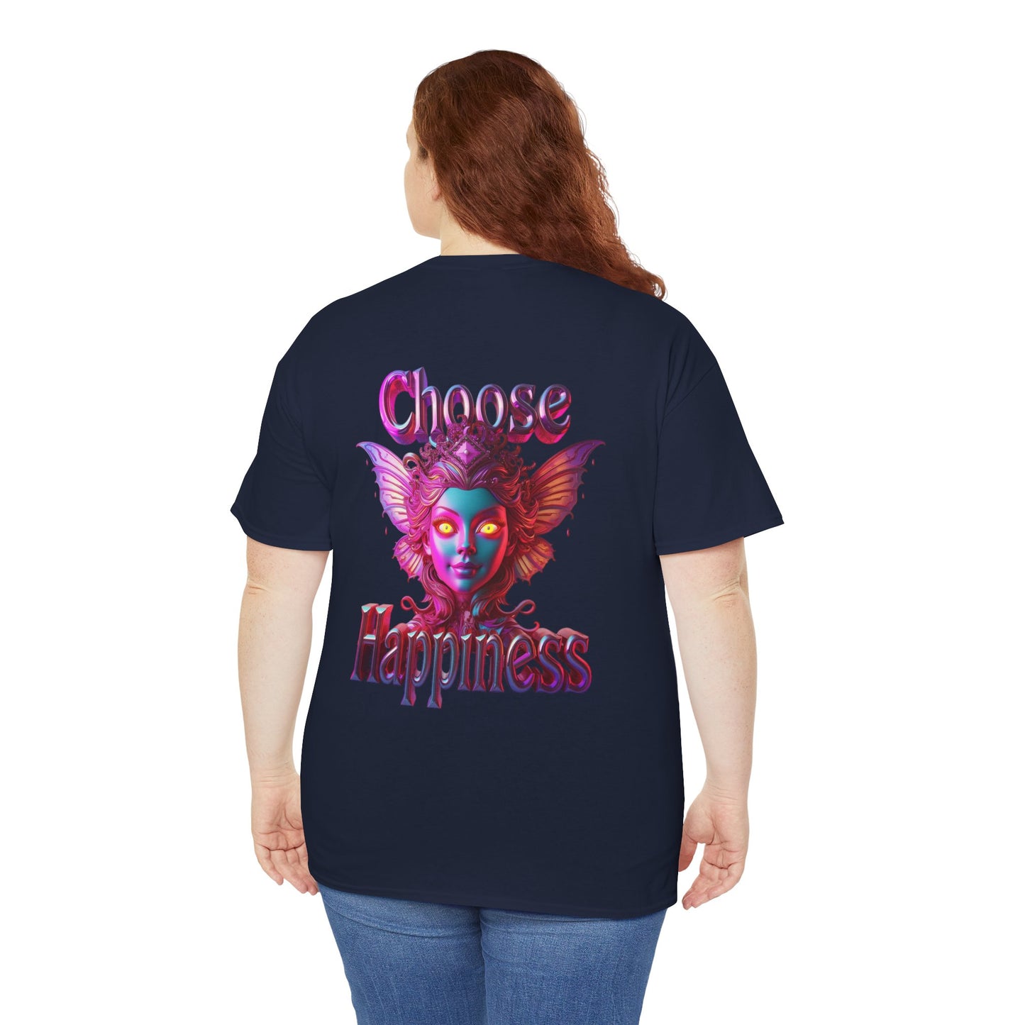 Choose Happiness Unixes T-Shirt Positive Mindset Vibes