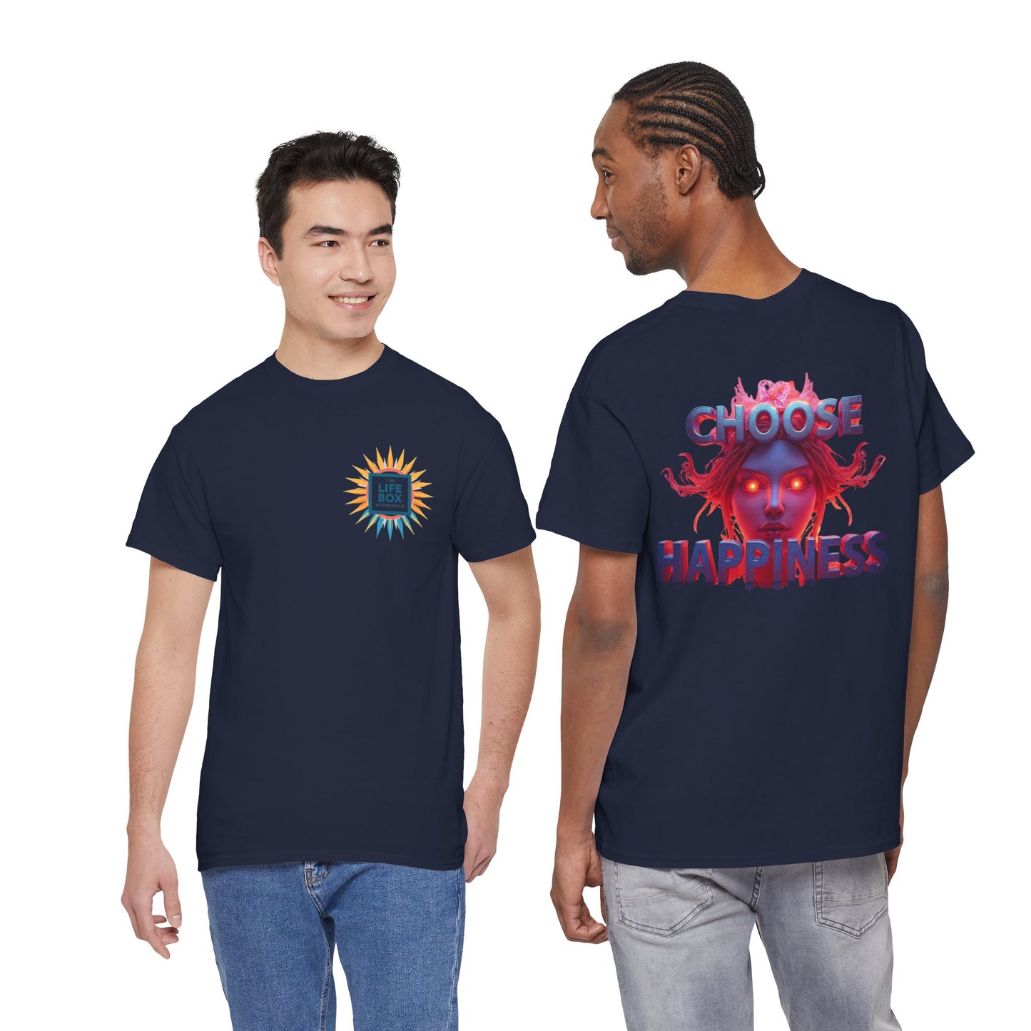Choose Happiness Unixes T-Shirt Positive Mindset Vibes