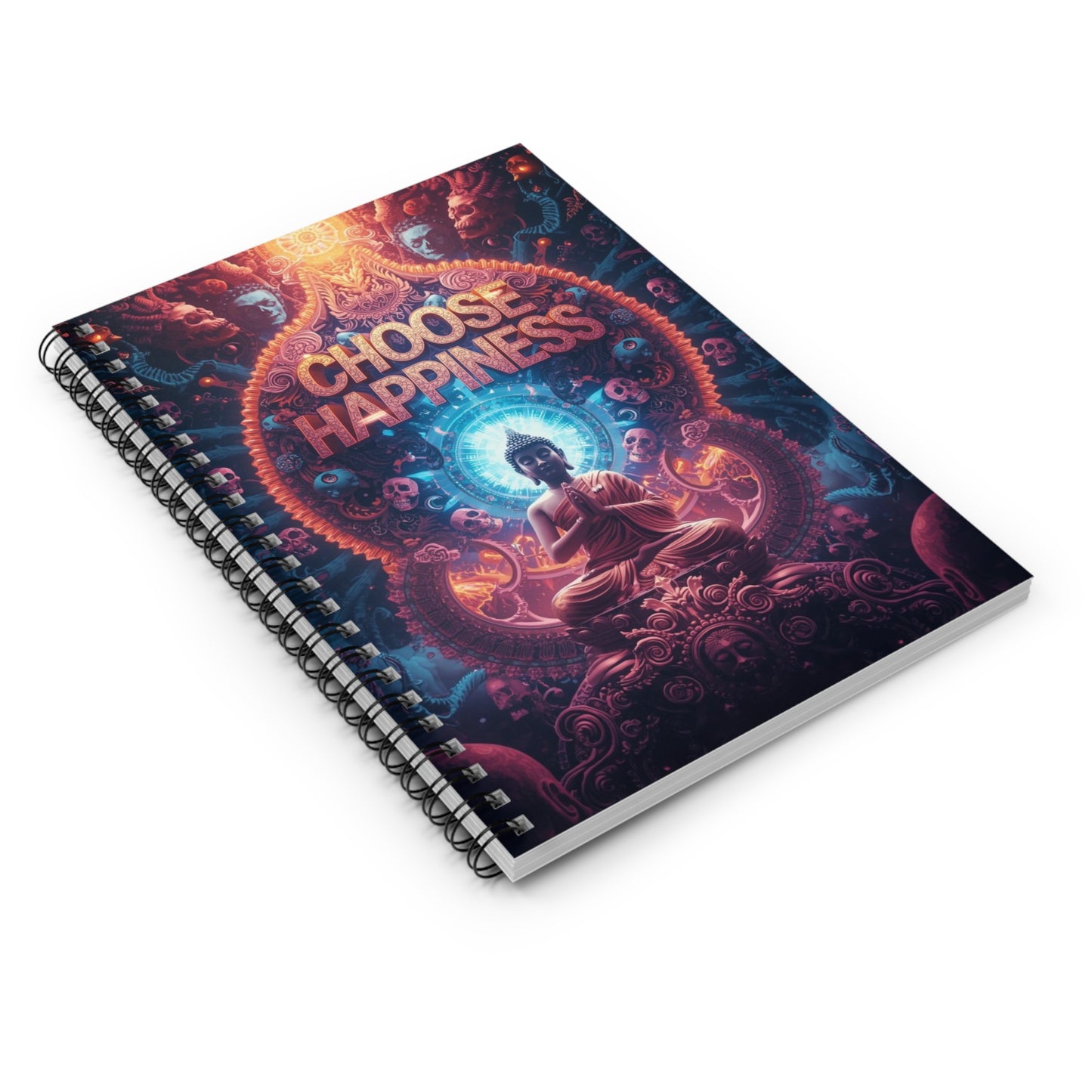 Choose Happiness Spiral Notebook  Ruled Journal for Positivity & Daily Notes