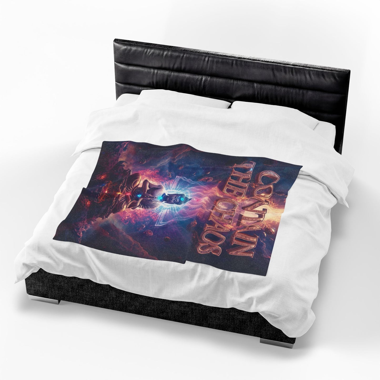 Contain the Chaos Velveteen Plush Blanket