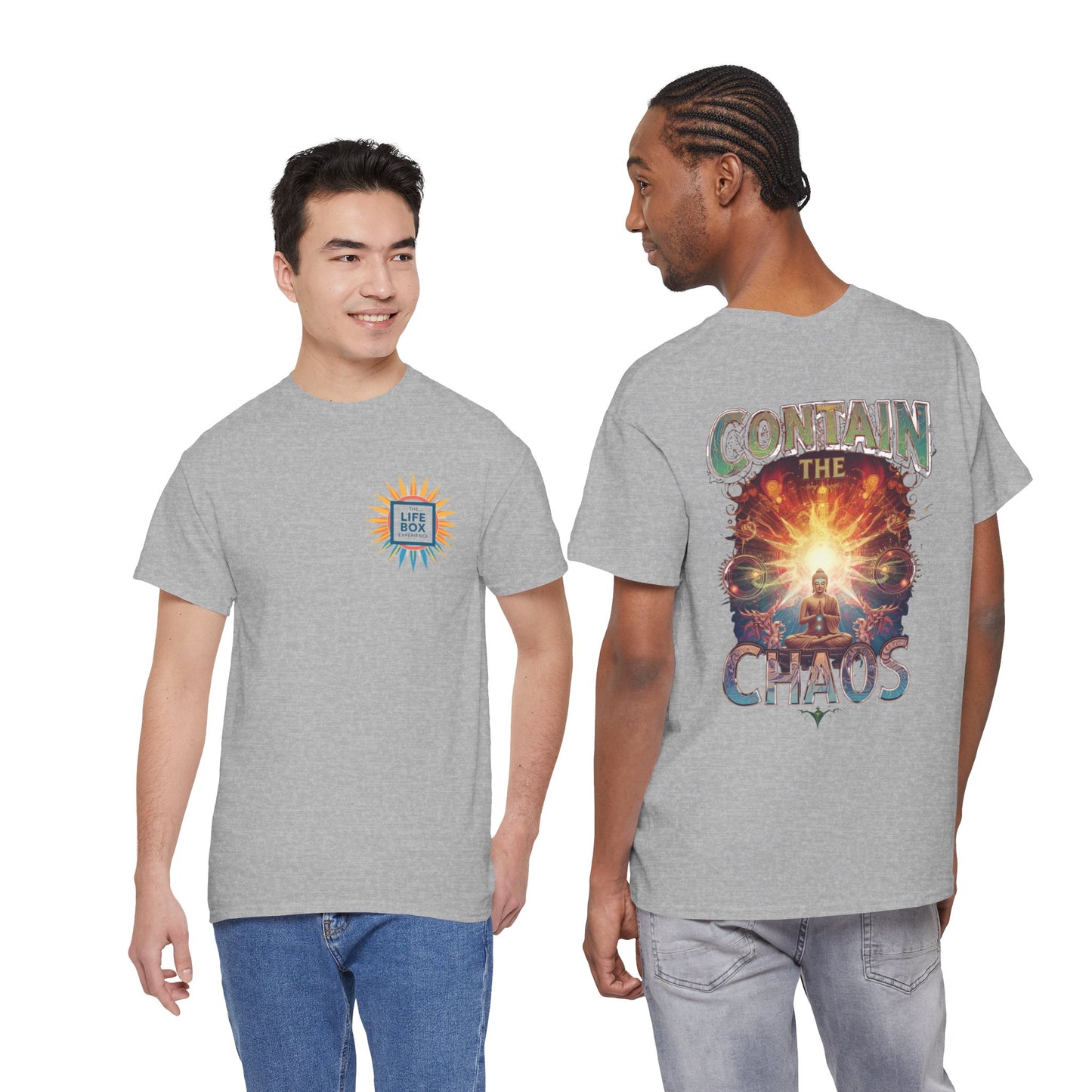 Contain The Chaos Unisex Tee, Positive Mindset Shirt