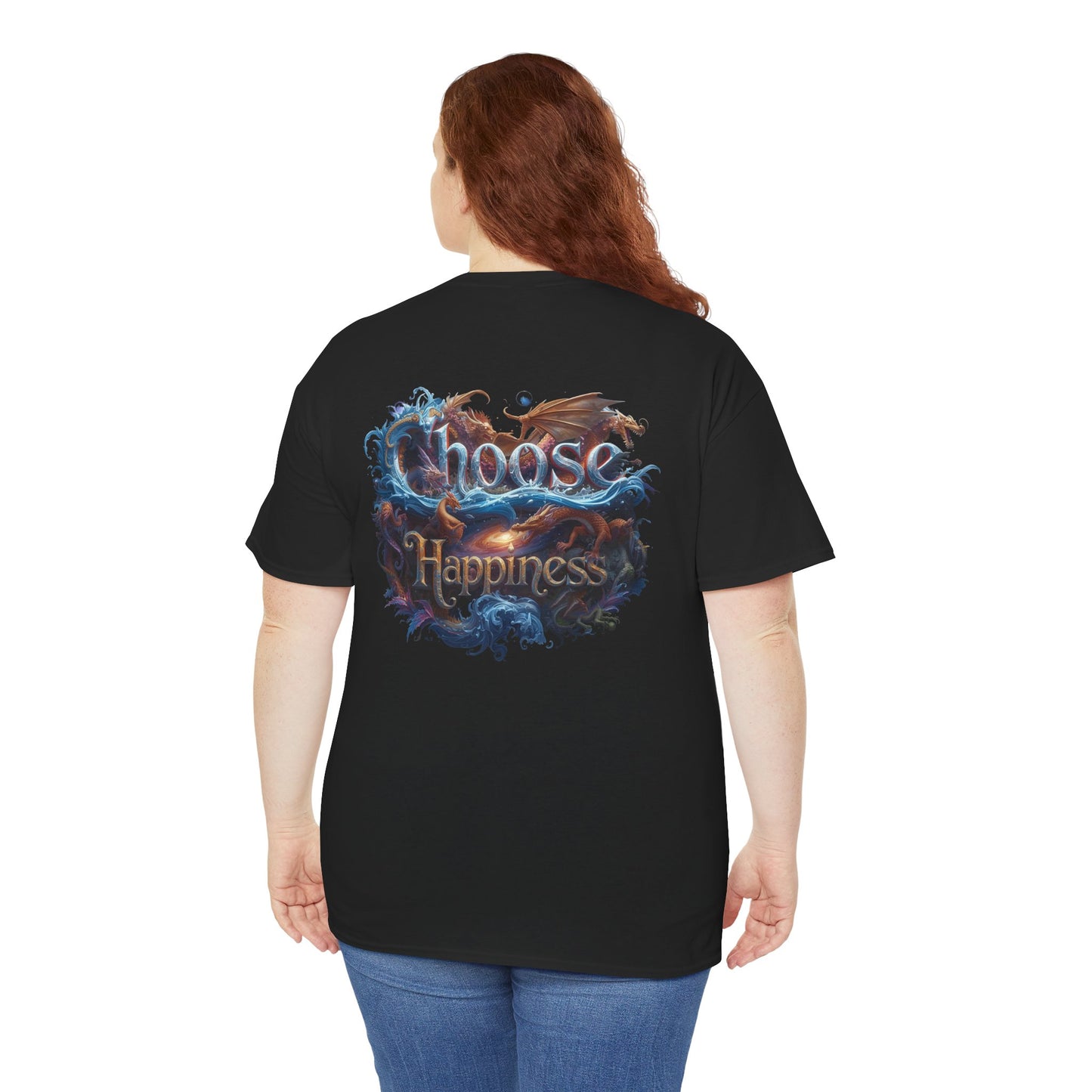Choose Happiness Unixes T-Shirt Positive Mindset Vibes
