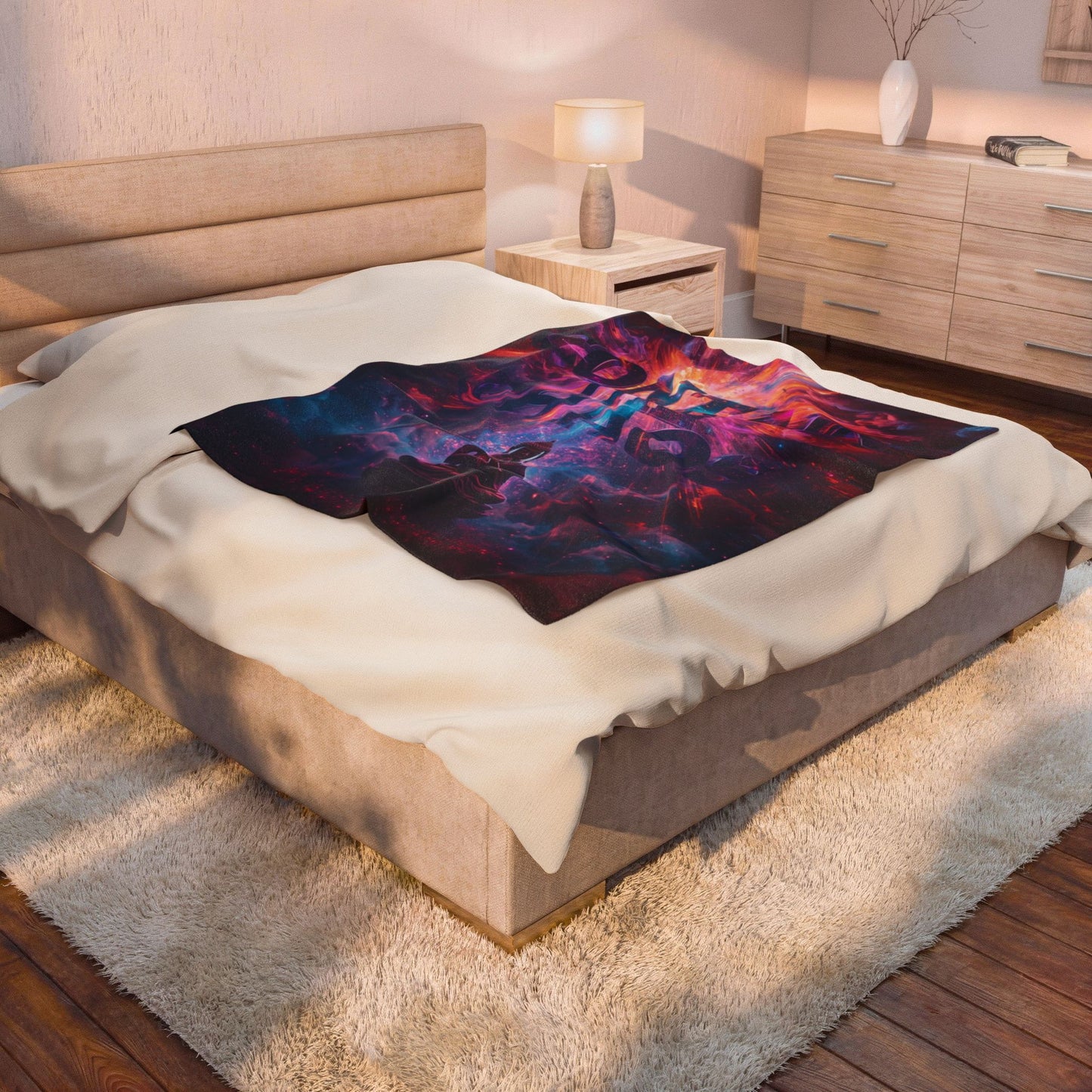 Contain the Chaos Velveteen Plush Blanket