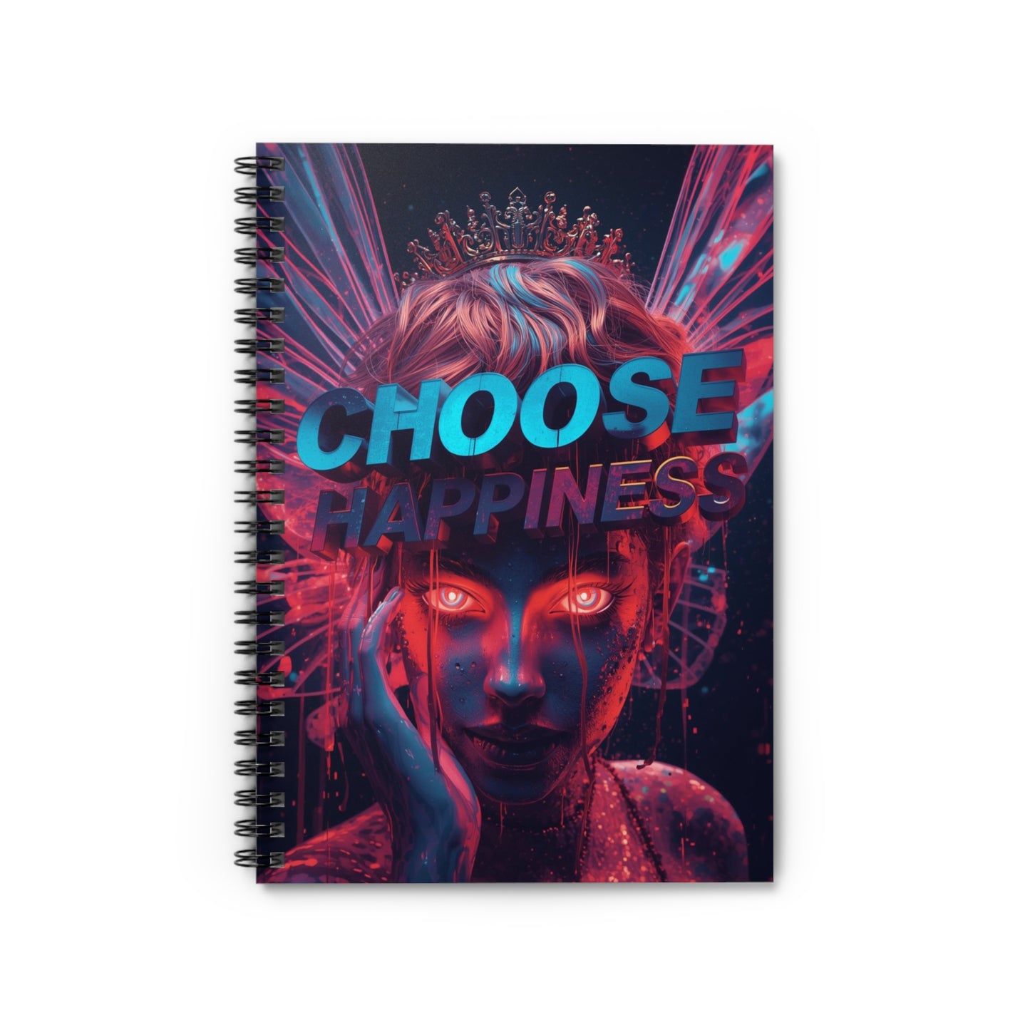 Choose Happiness Spiral Notebook Ruled Journal for Positivity & Daily Notes
