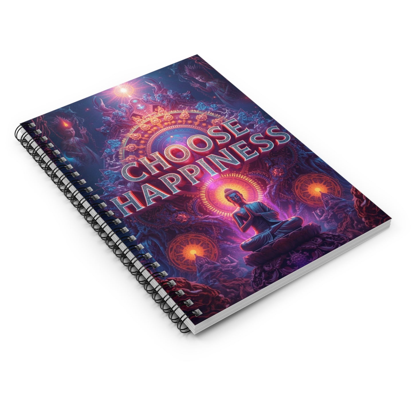 Choose Happiness Spiral Notebook  Ruled Journal for Positivity & Daily Notes