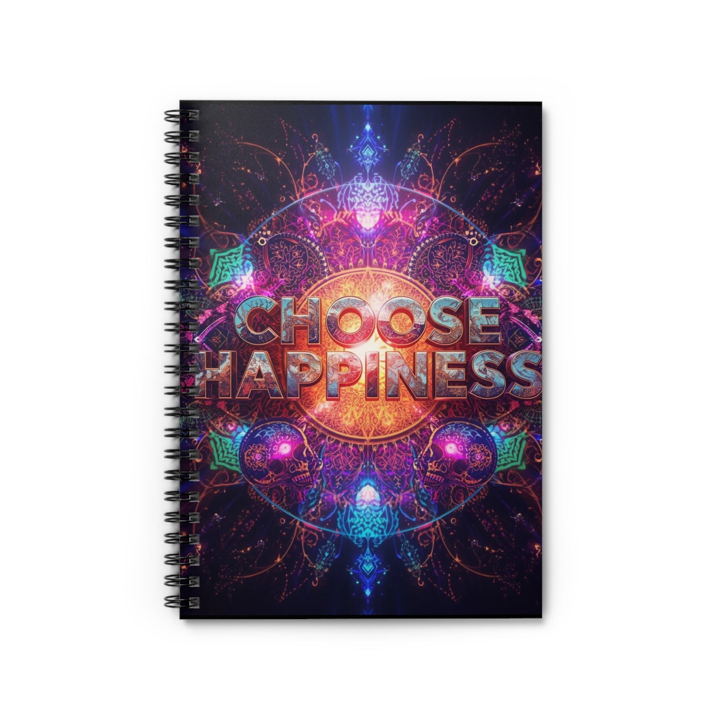 Choose Happiness Spiral Notebook Ruled Journal for Positivity & Daily Notes