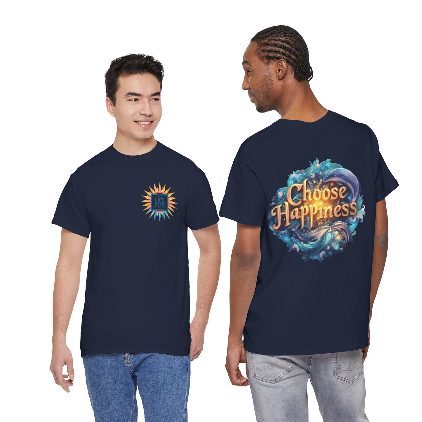 Choose Happiness Unixes T-Shirt Positive Mindset Vibes