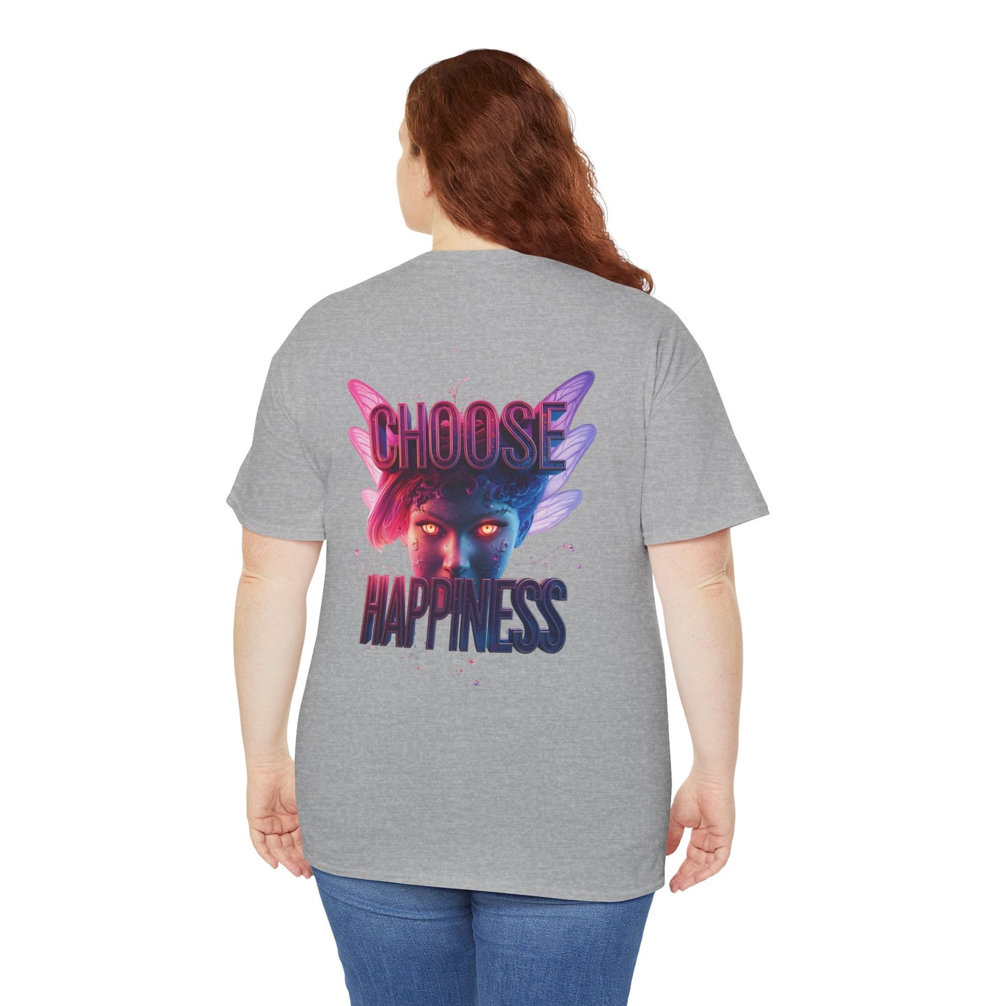 Choose Happiness Unixes T-Shirt Positive Mindset Vibes