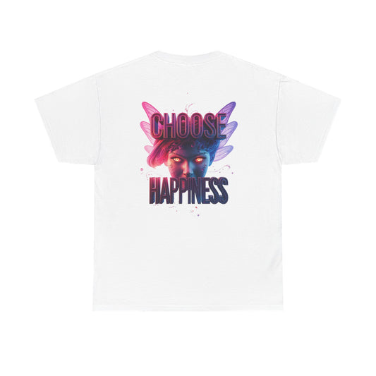 Choose Happiness Unixes T-Shirt Positive Mindset Vibes