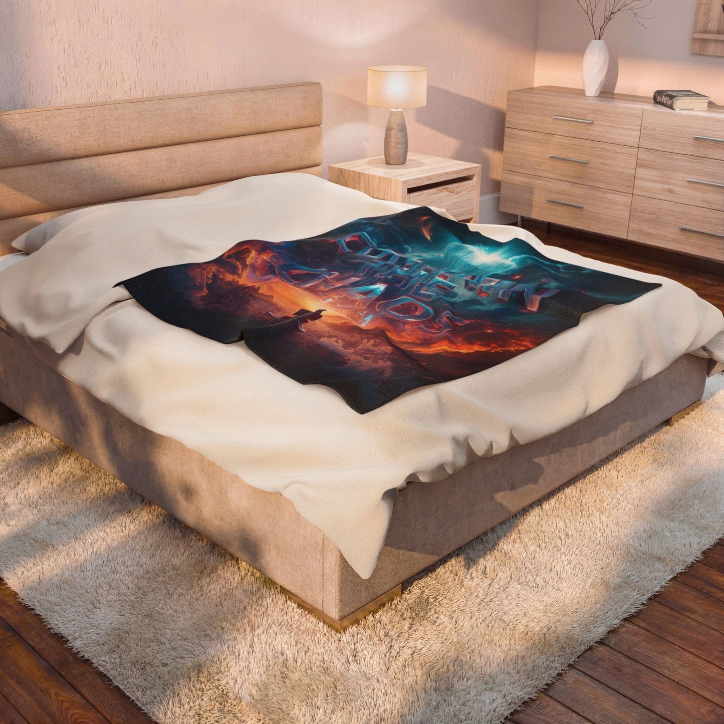 Contain the Chaos Velveteen Plush Blanket