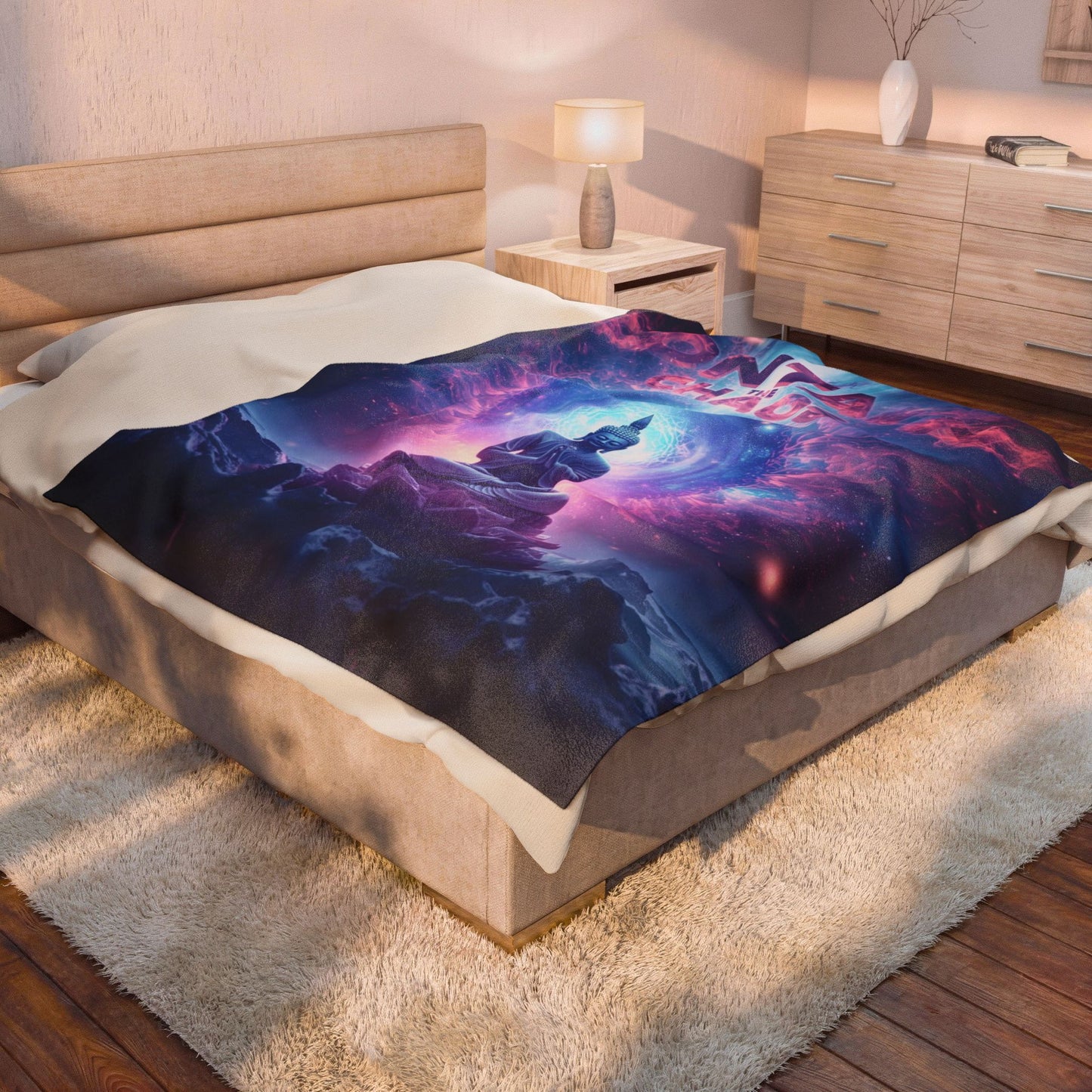Contain the Chaos Velveteen Plush Blanket