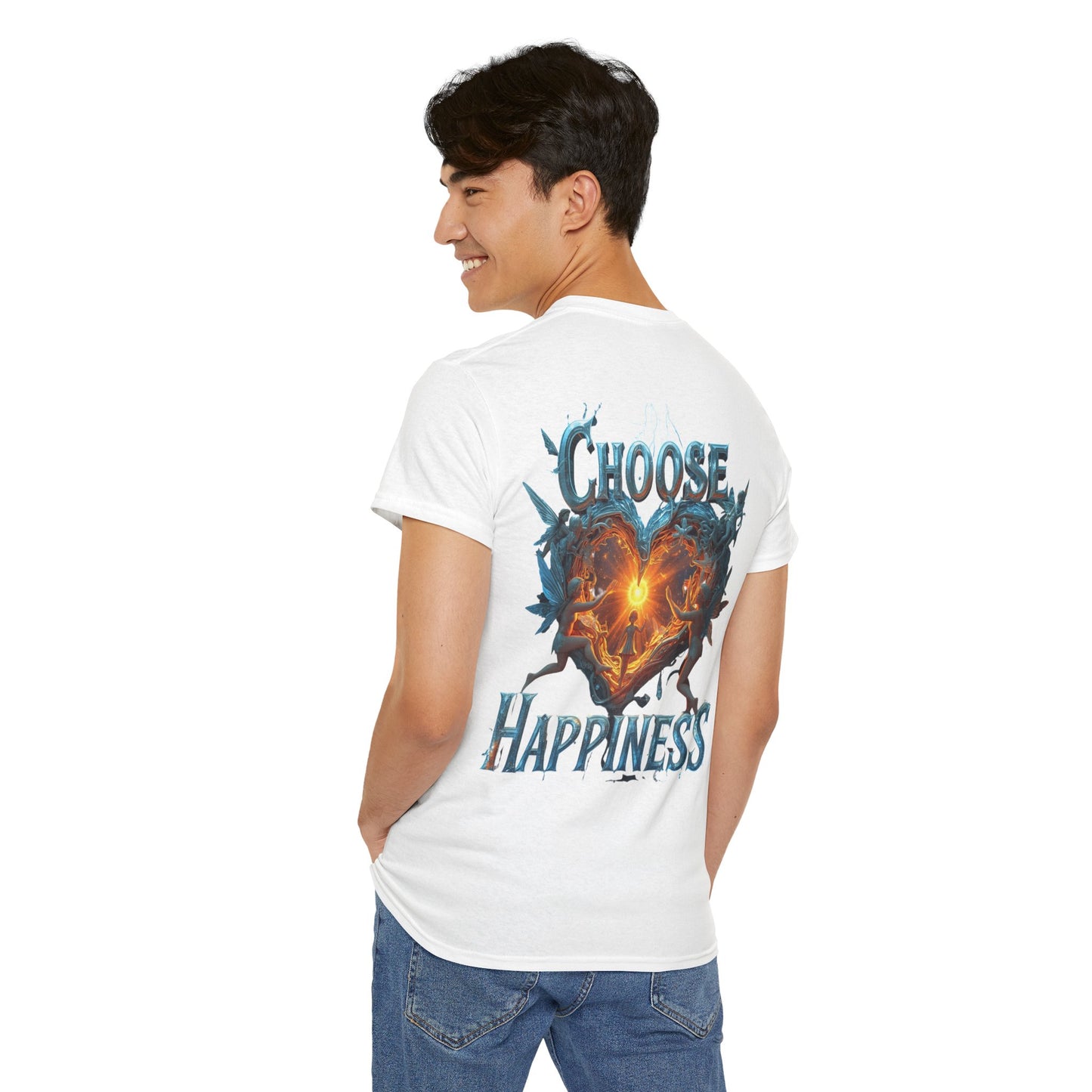 Choose Happiness Unixes T-Shirt Positive Mindset Vibes