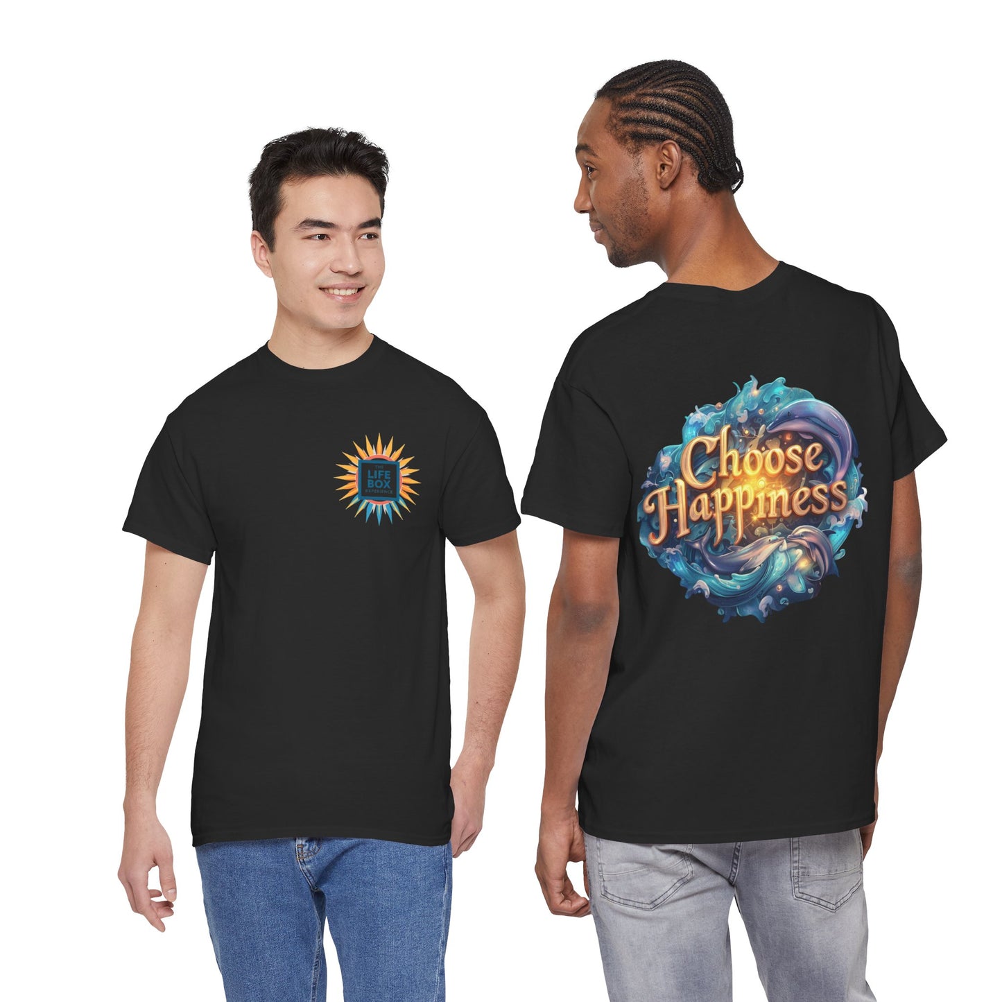 Choose Happiness Unixes T-Shirt Positive Mindset Vibes
