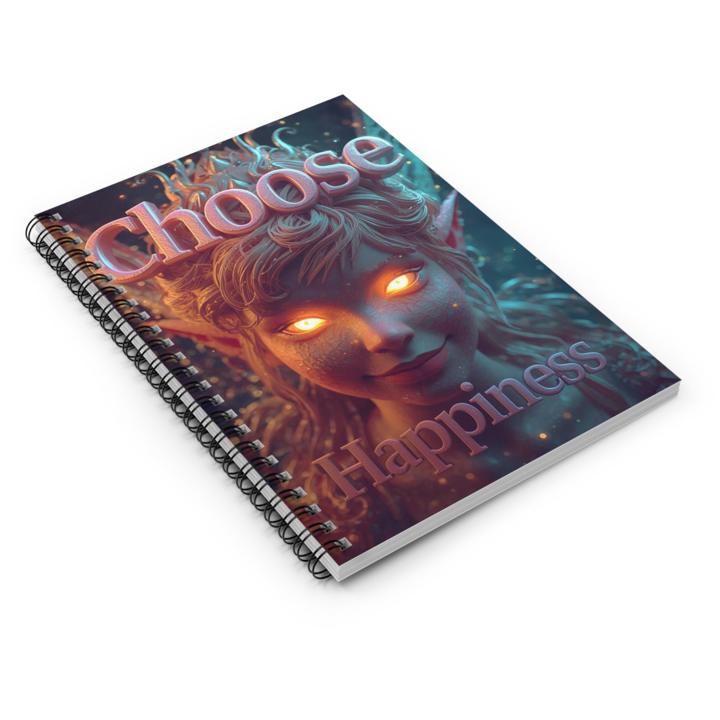 Choose Happiness Spiral Notebook Ruled Journal for Positivity & Daily Notes