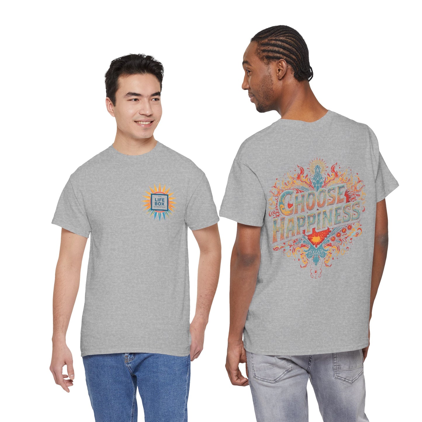 Choose Happiness Unixes T-Shirt Positive Mindset Vibes