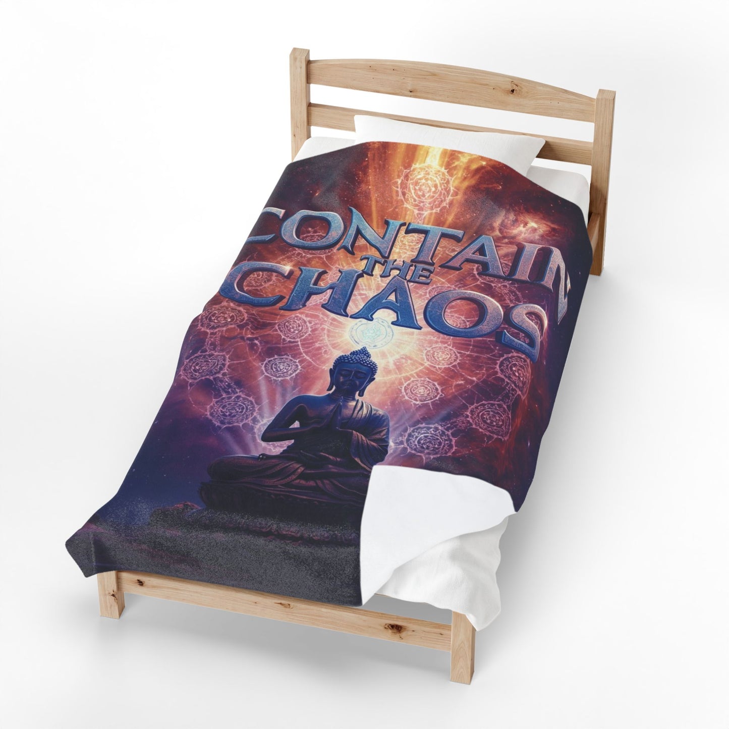 Contain the Chaos Velveteen Plush Blanket
