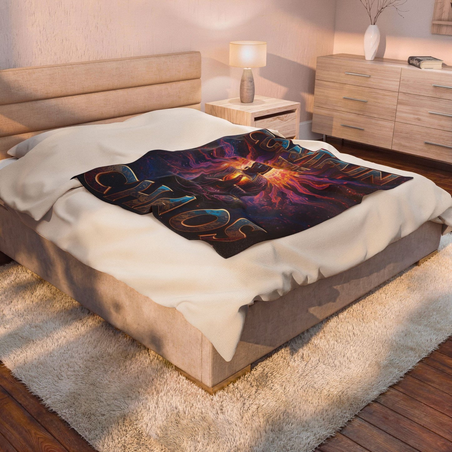 Contain the Chaos Velveteen Plush Blanket