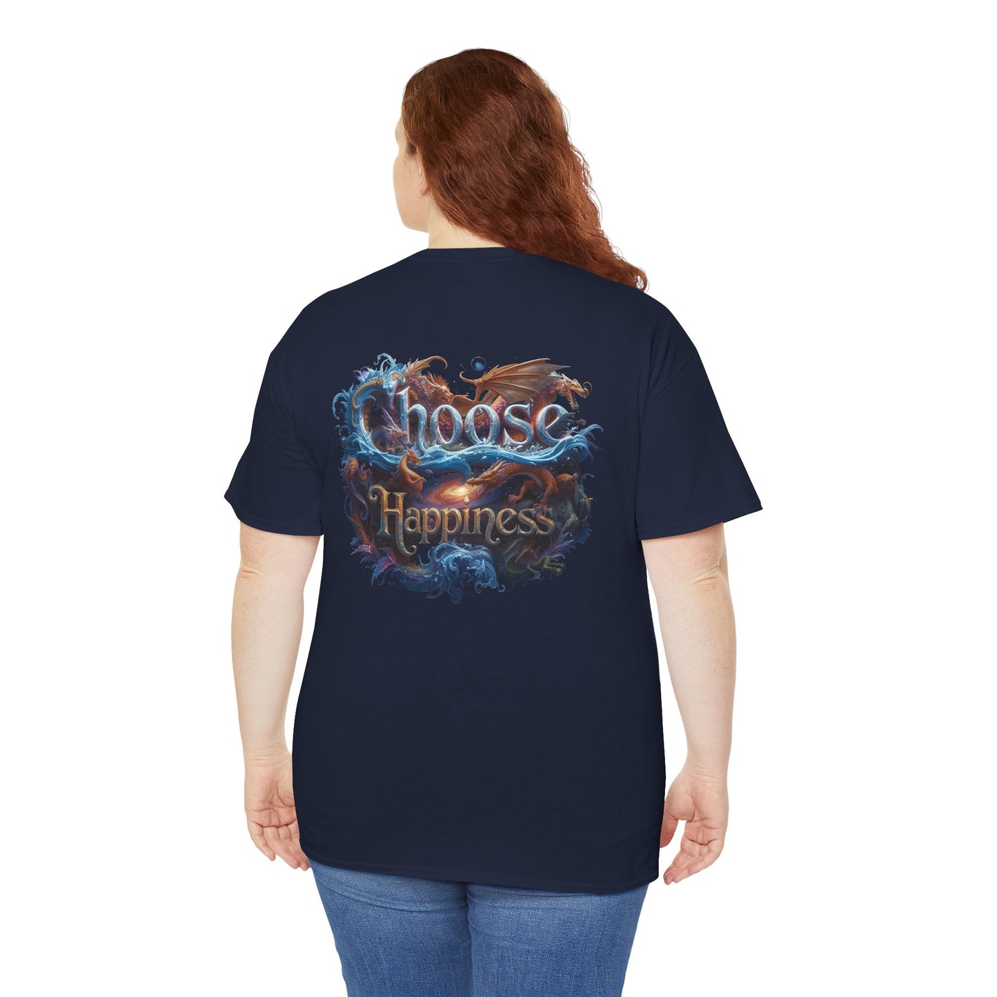 Choose Happiness Unixes T-Shirt Positive Mindset Vibes