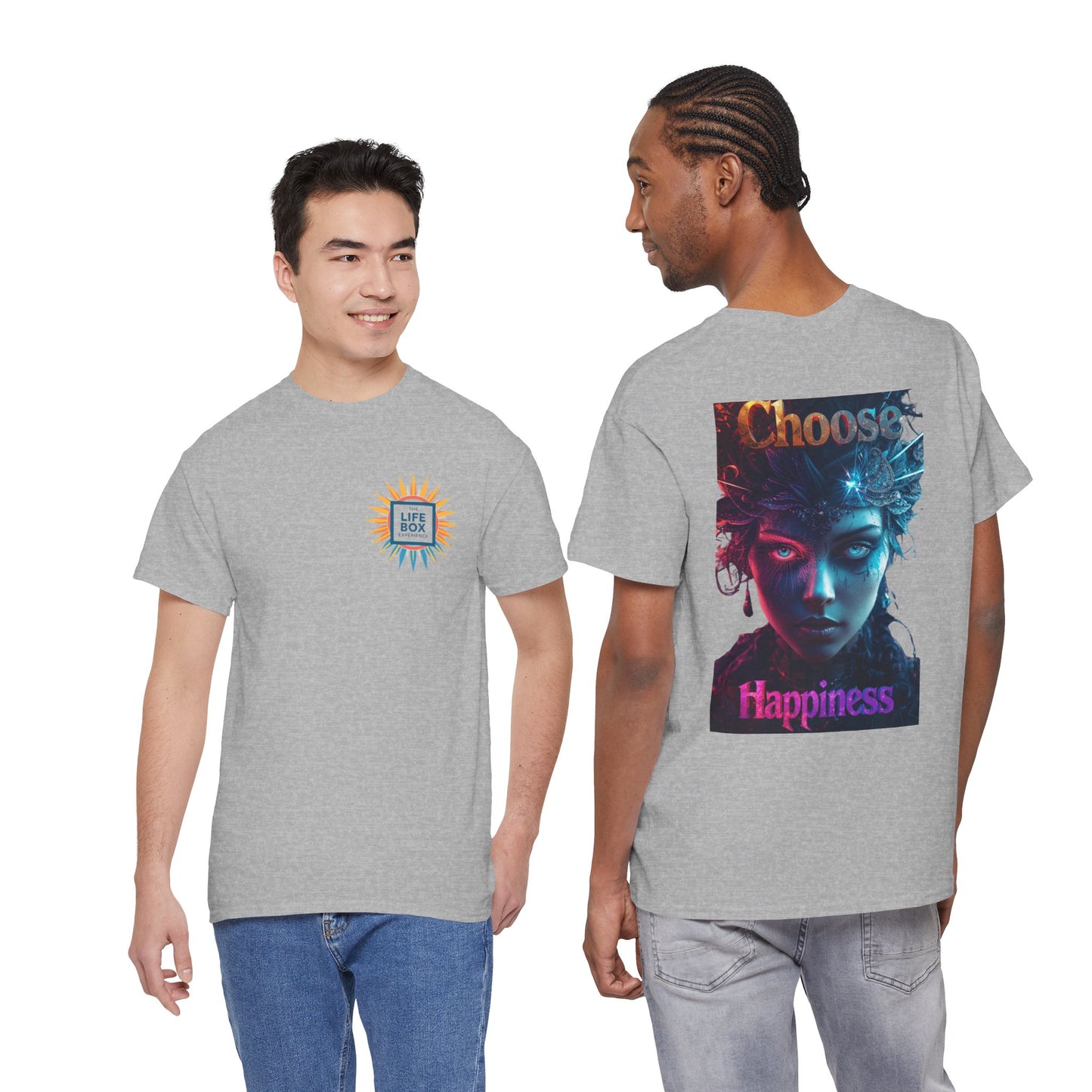 Choose Happiness Unixes T-Shirt Positive Mindset Vibes
