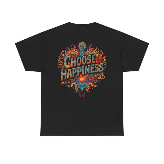 Choose Happiness Unixes T-Shirt Positive Mindset Vibes
