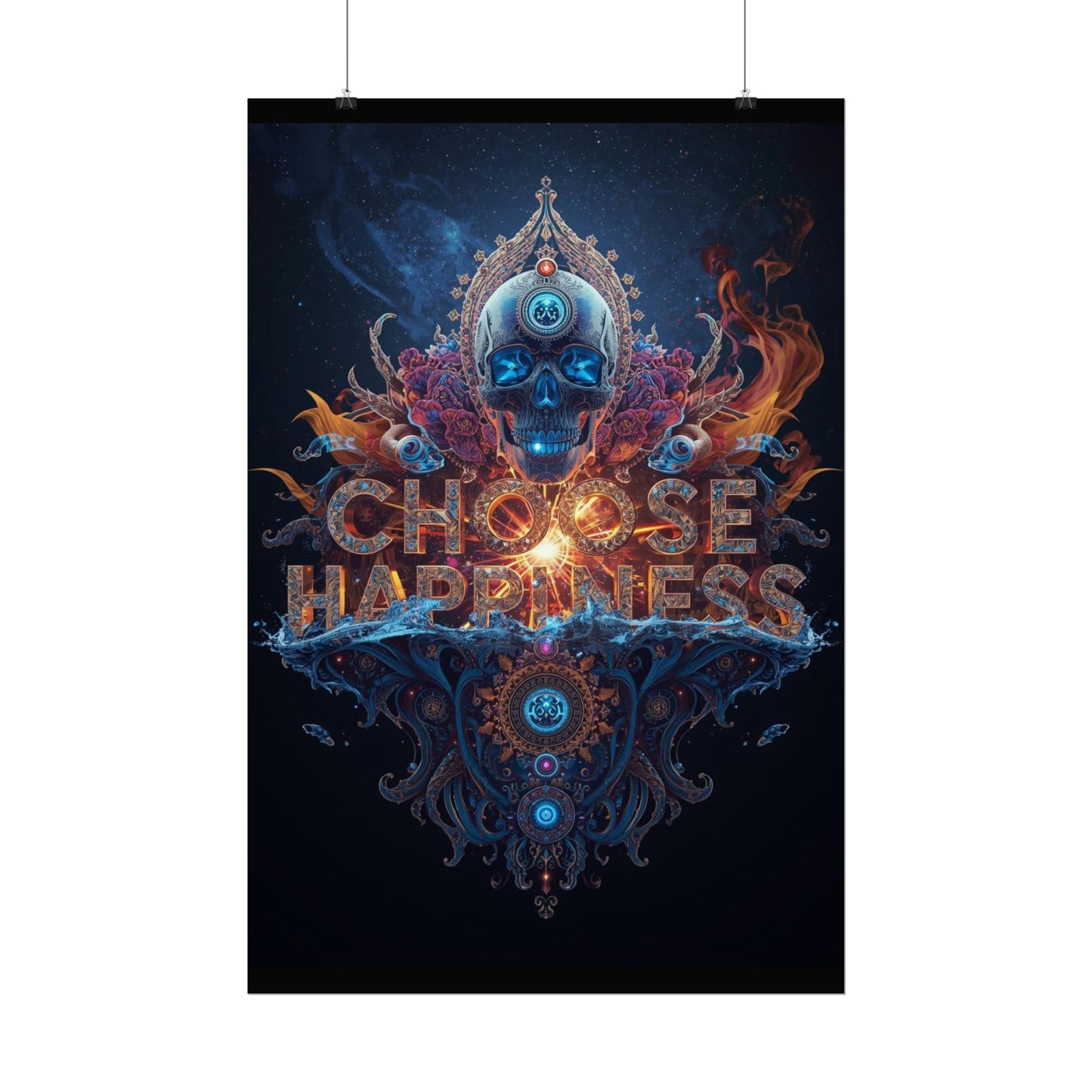 The LifeBox Motivational Poster, Choose Happiness Wall Art, Self Discipline & Mindset Decor, Personal Growth Inspirational Quote Print
