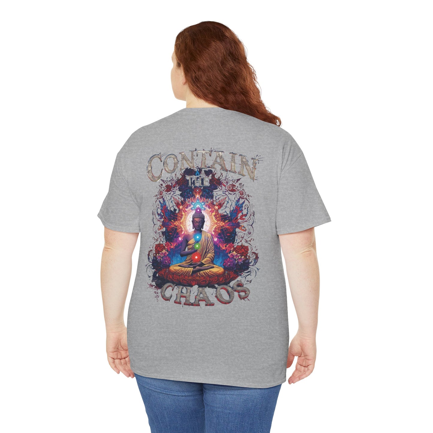 Contain The Chaos Unisex Tee, Positive Mindset Shirt