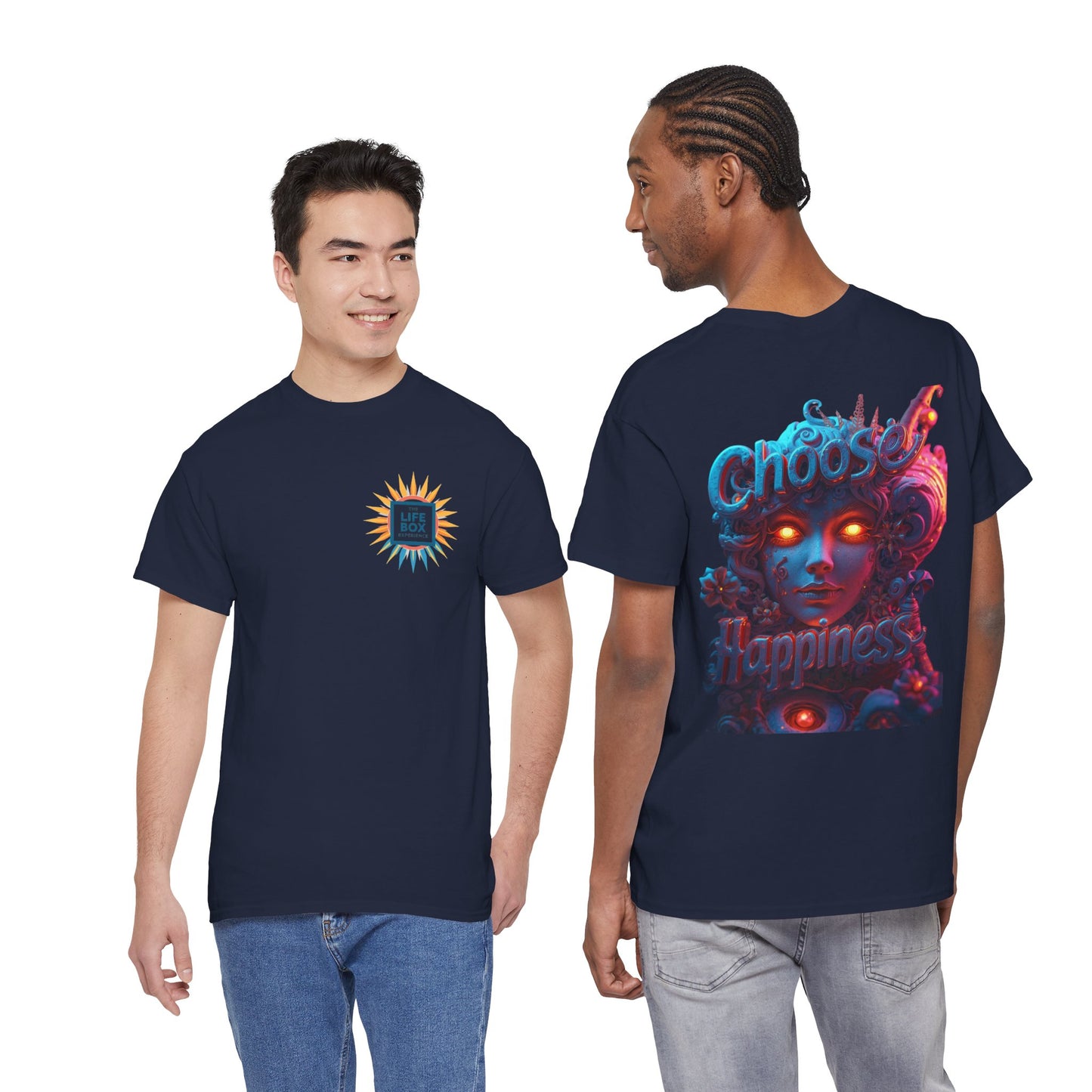 Choose Happiness Unixes T-Shirt Positive Mindset Vibes