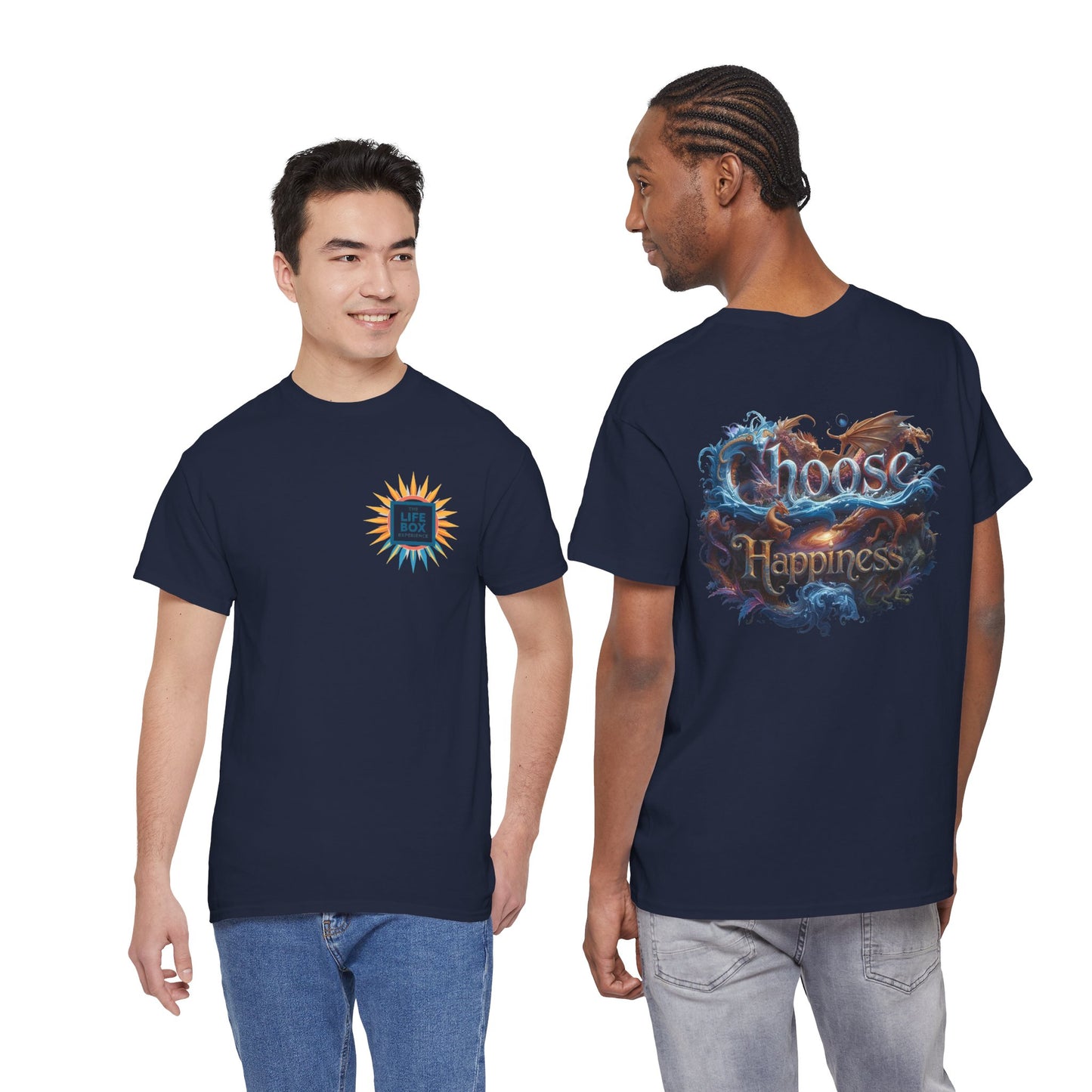 Choose Happiness Unixes T-Shirt Positive Mindset Vibes