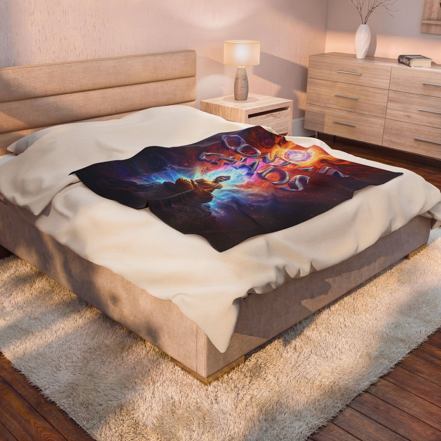 Contain the Chaos Velveteen Plush Blanket