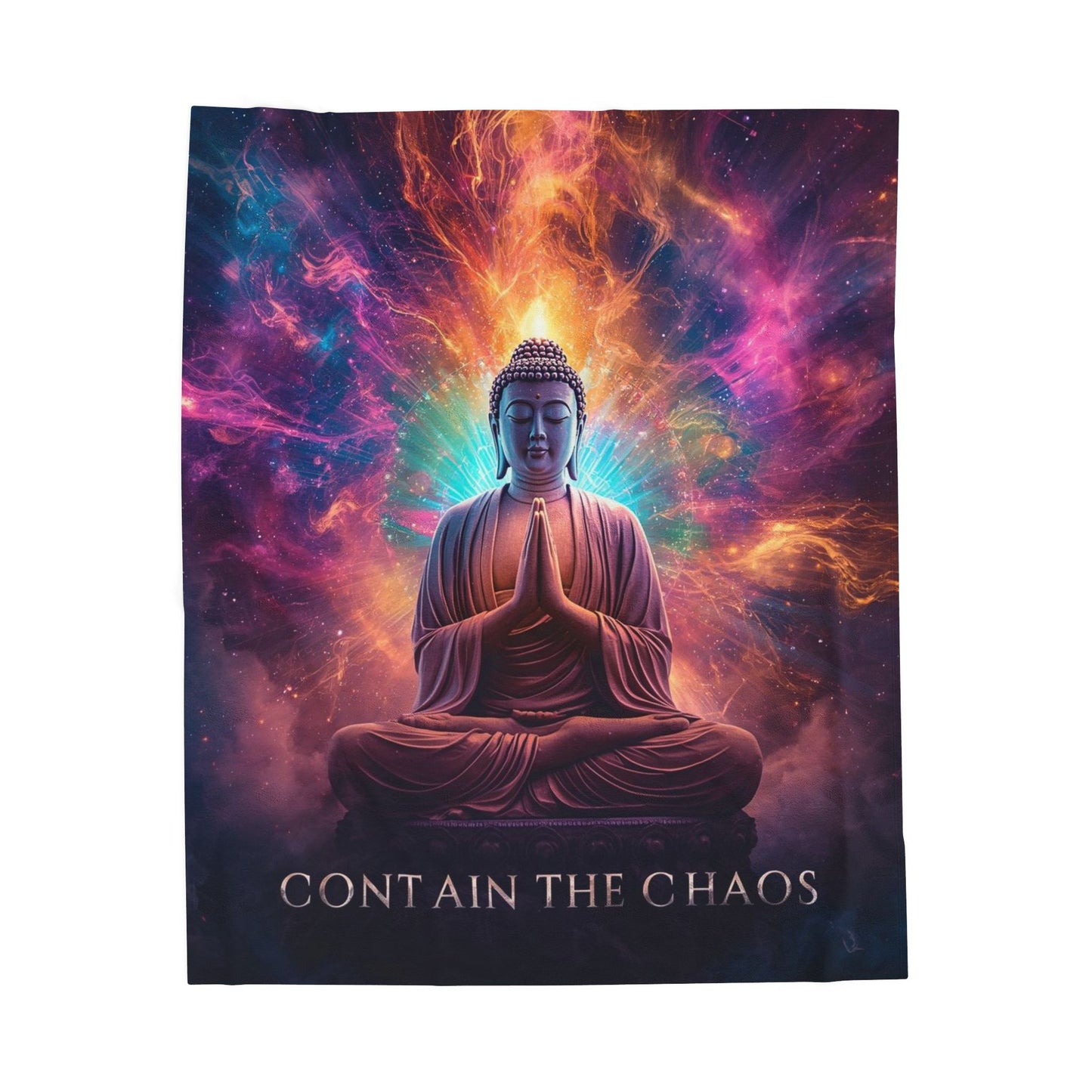 Contain the Chaos Velveteen Plush Blanket