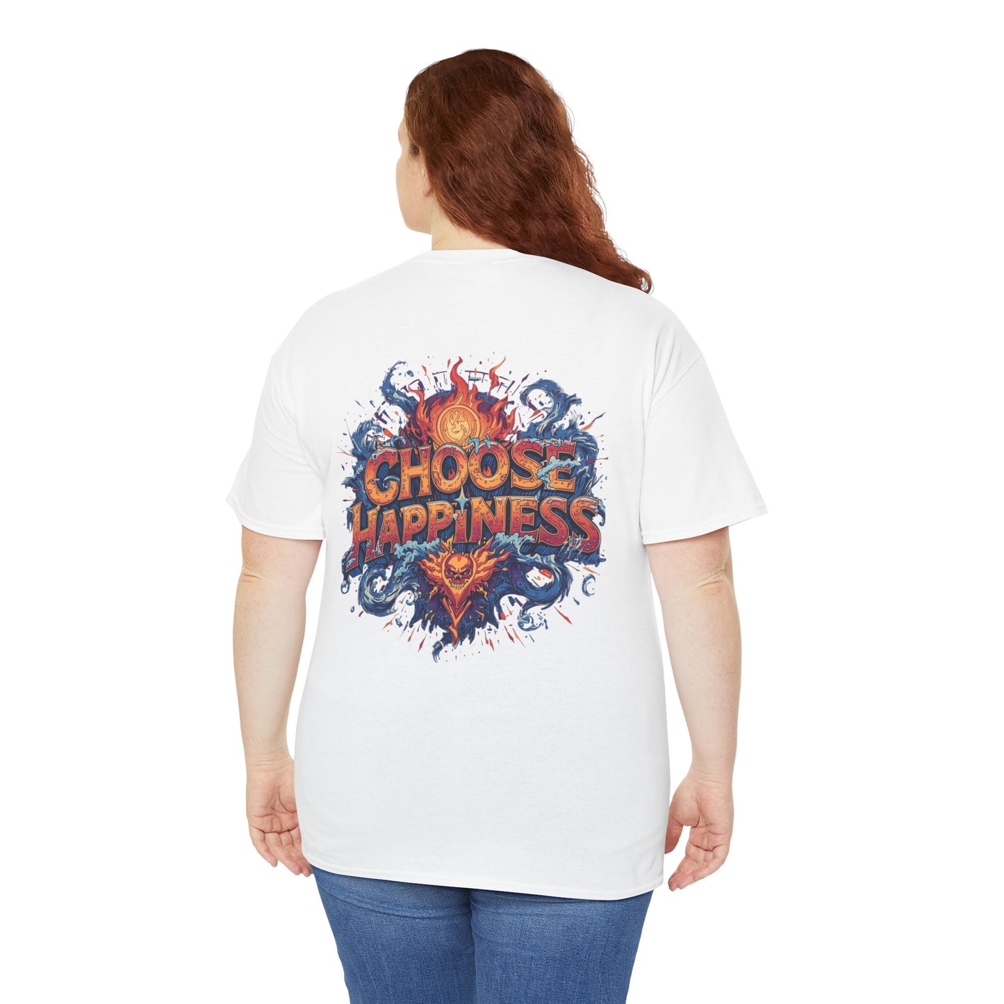 Choose Happiness Unixes T-Shirt Positive Mindset Vibes
