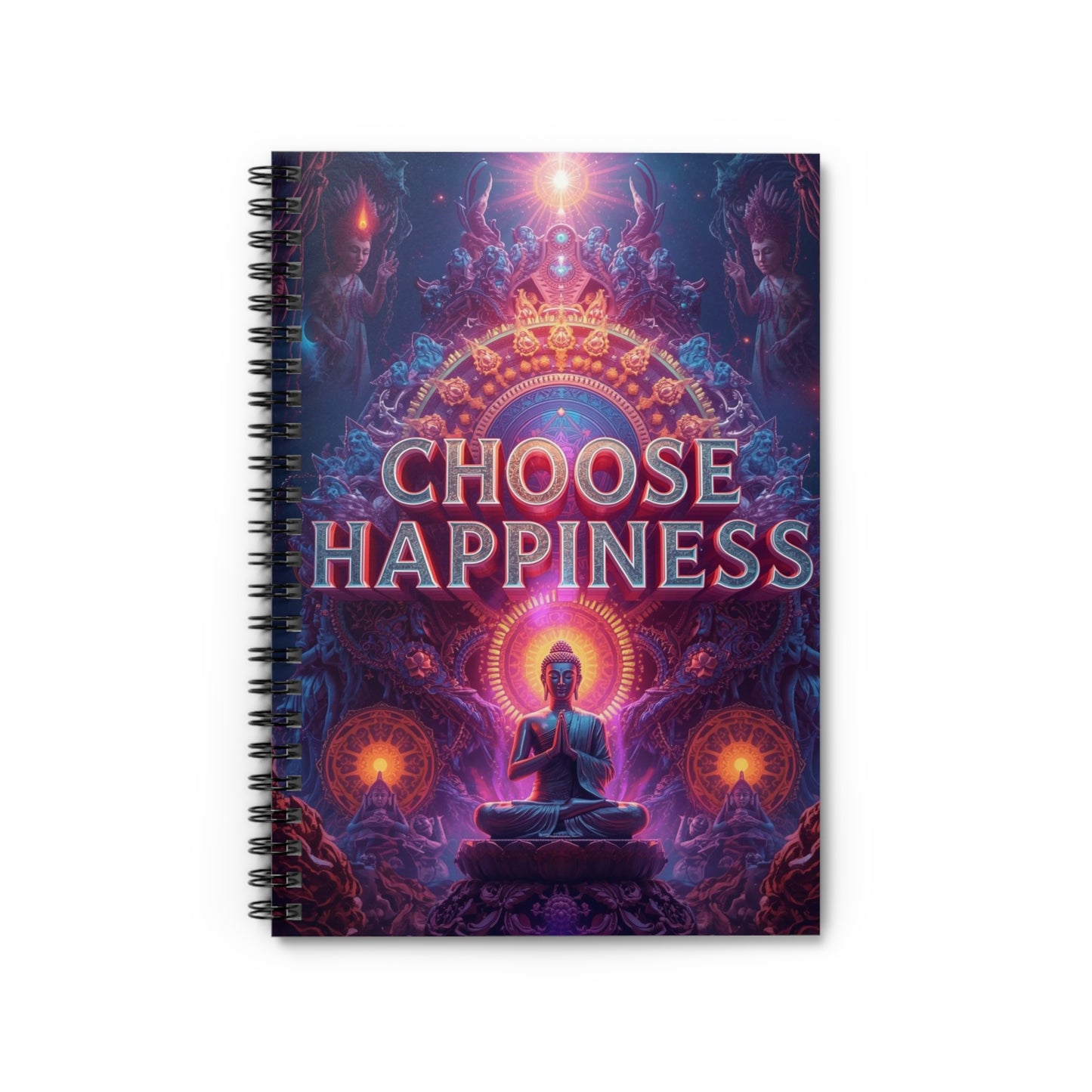 Choose Happiness Spiral Notebook  Ruled Journal for Positivity & Daily Notes