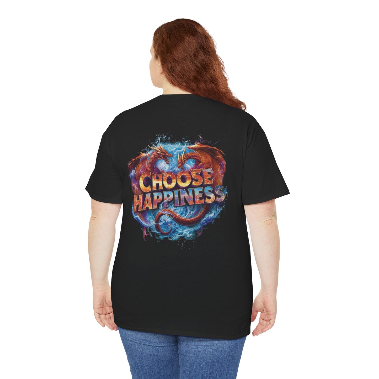 Choose Happiness Unixes T-Shirt Positive Mindset Vibes