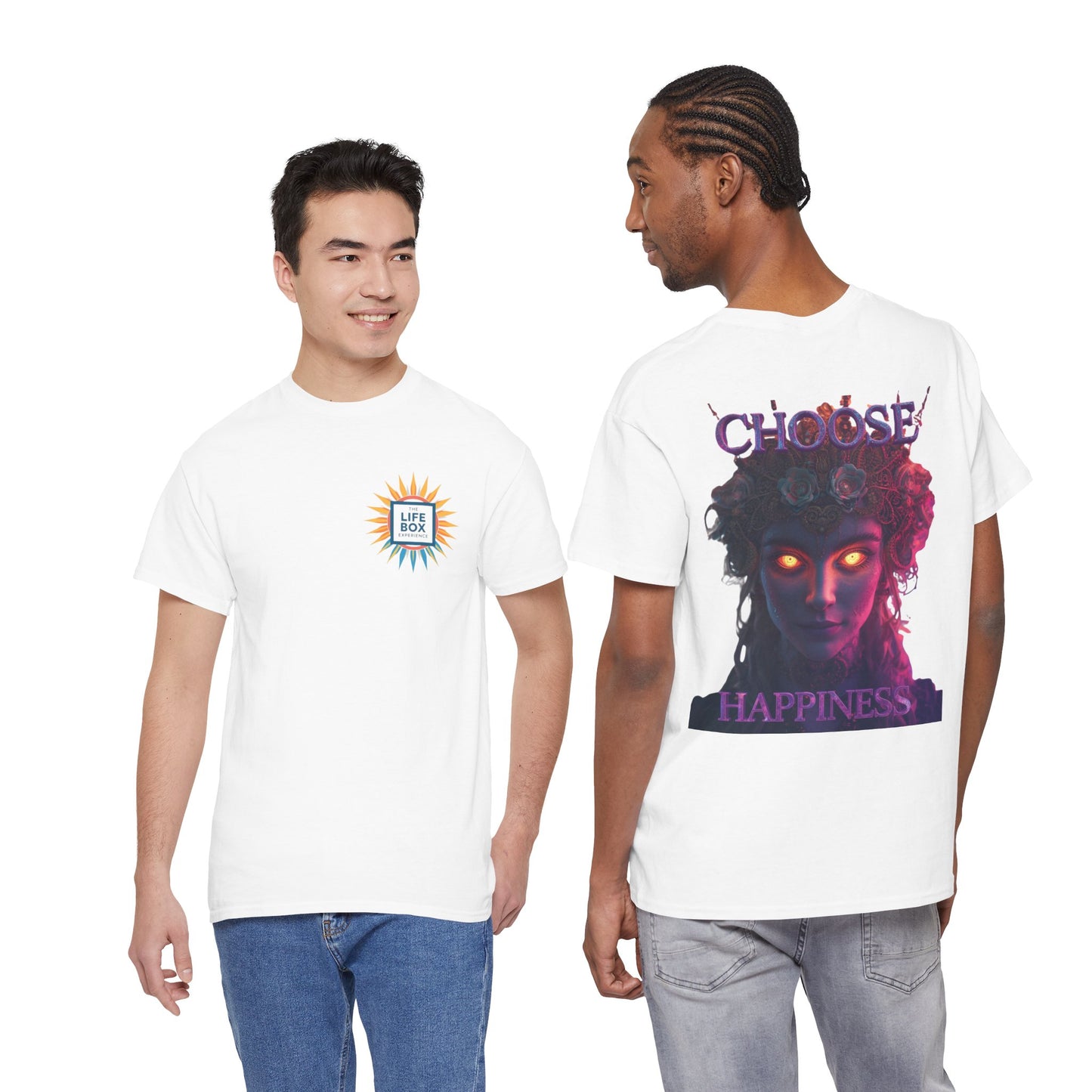 Choose Happiness Unixes T-Shirt Positive Mindset Vibes