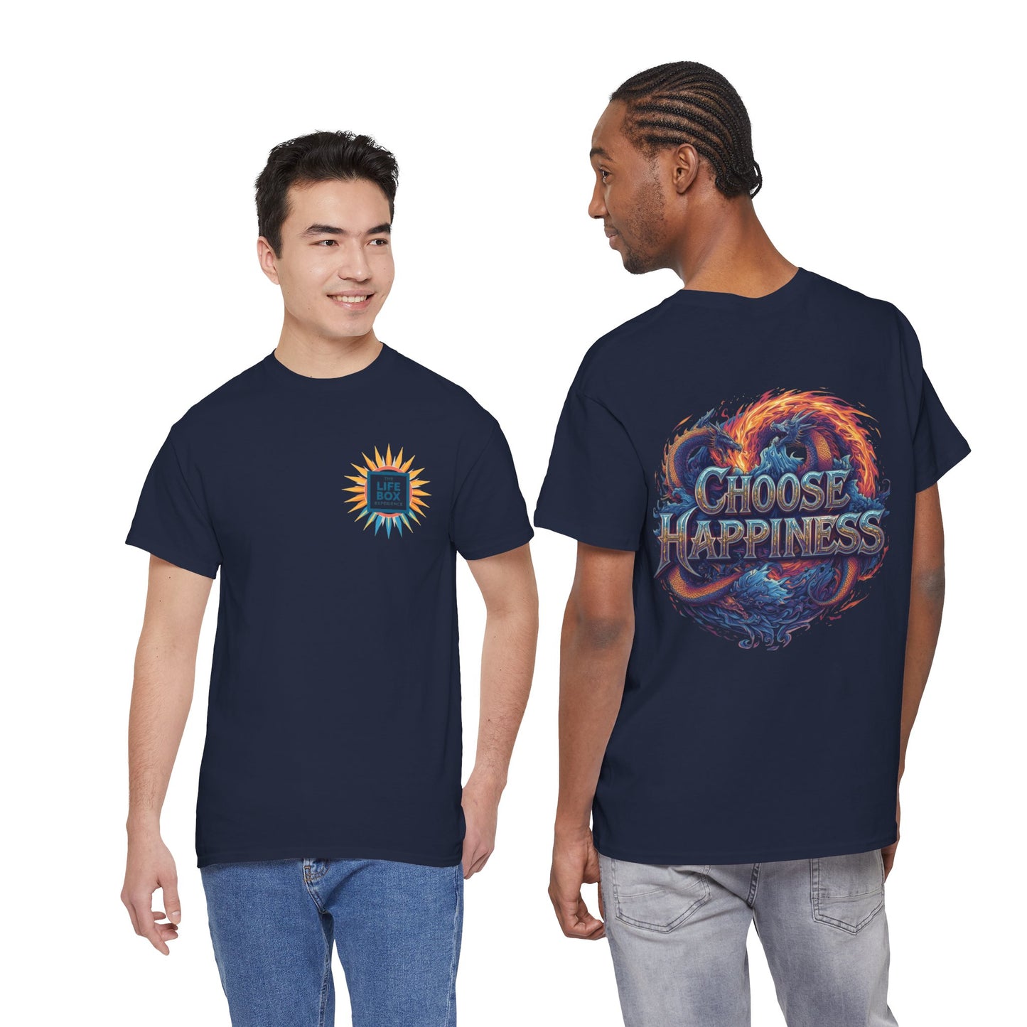 Choose Happiness Unixes T-Shirt Positive Mindset Vibes