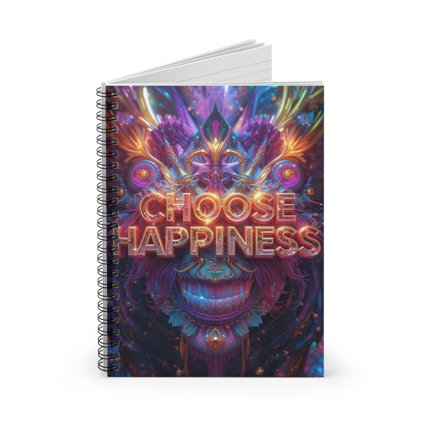 Choose Happiness Spiral Notebook Ruled Journal for Positivity & Daily Notes