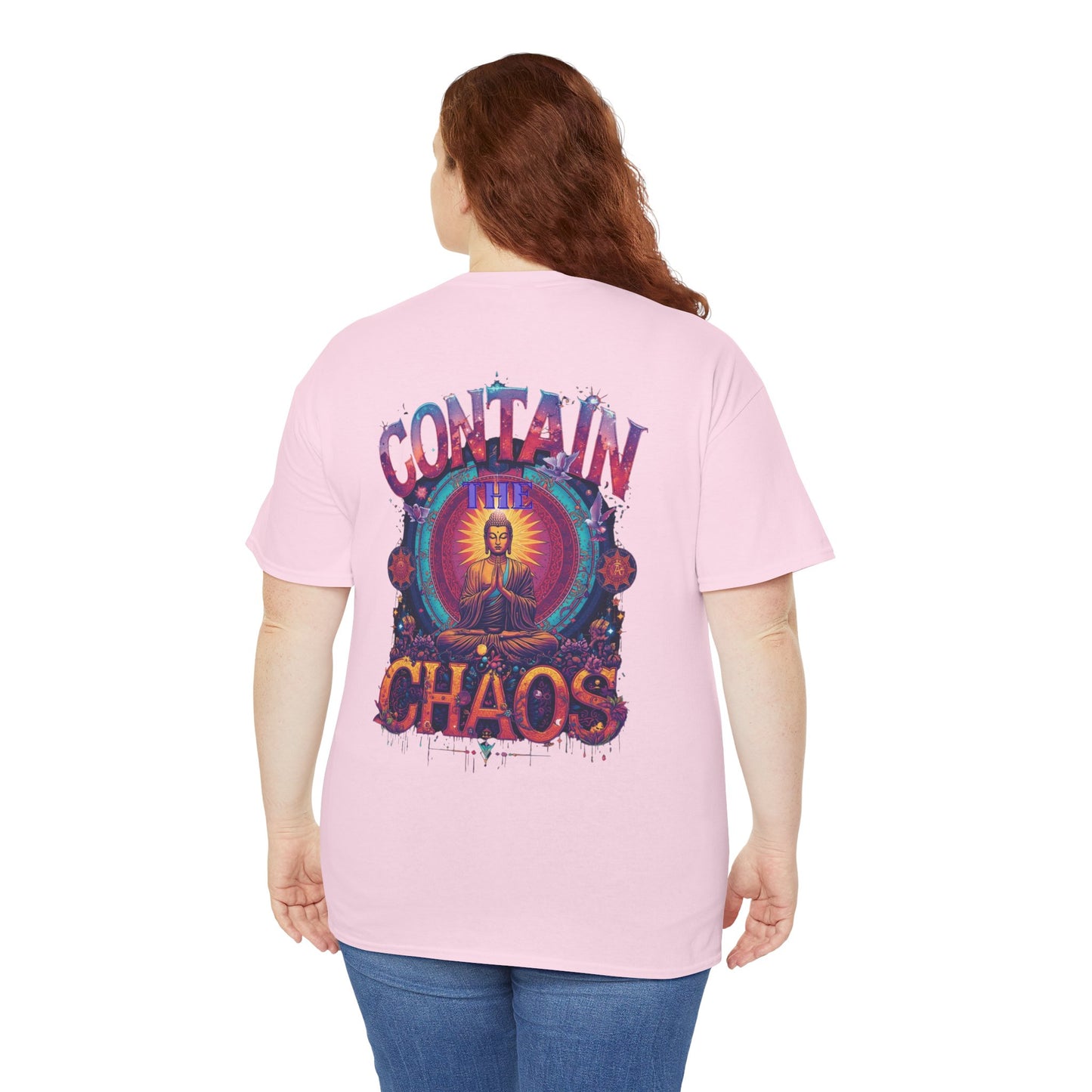 Contain The Chaos Unisex Tee, Positive Mindset Shirt